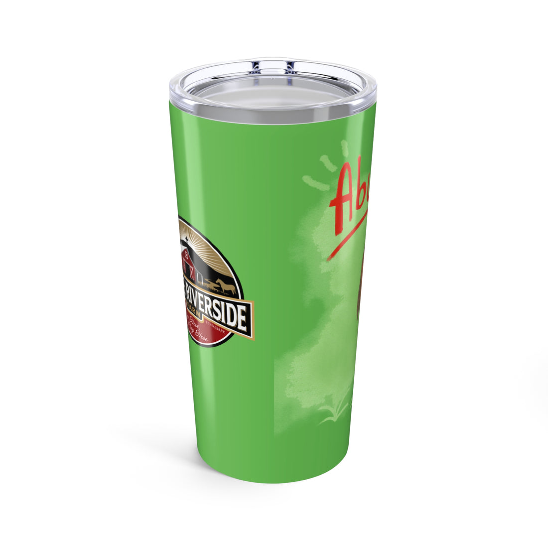 Custom 20oz Tumbler - Riverside Farm Camel Design