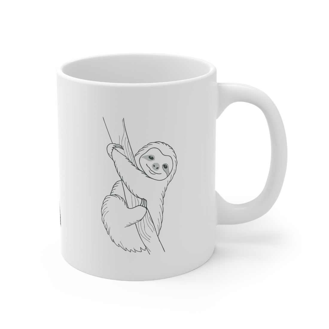 Ocoee Riverside Sloth Ceramic Coffee Cup - 11oz & 15oz