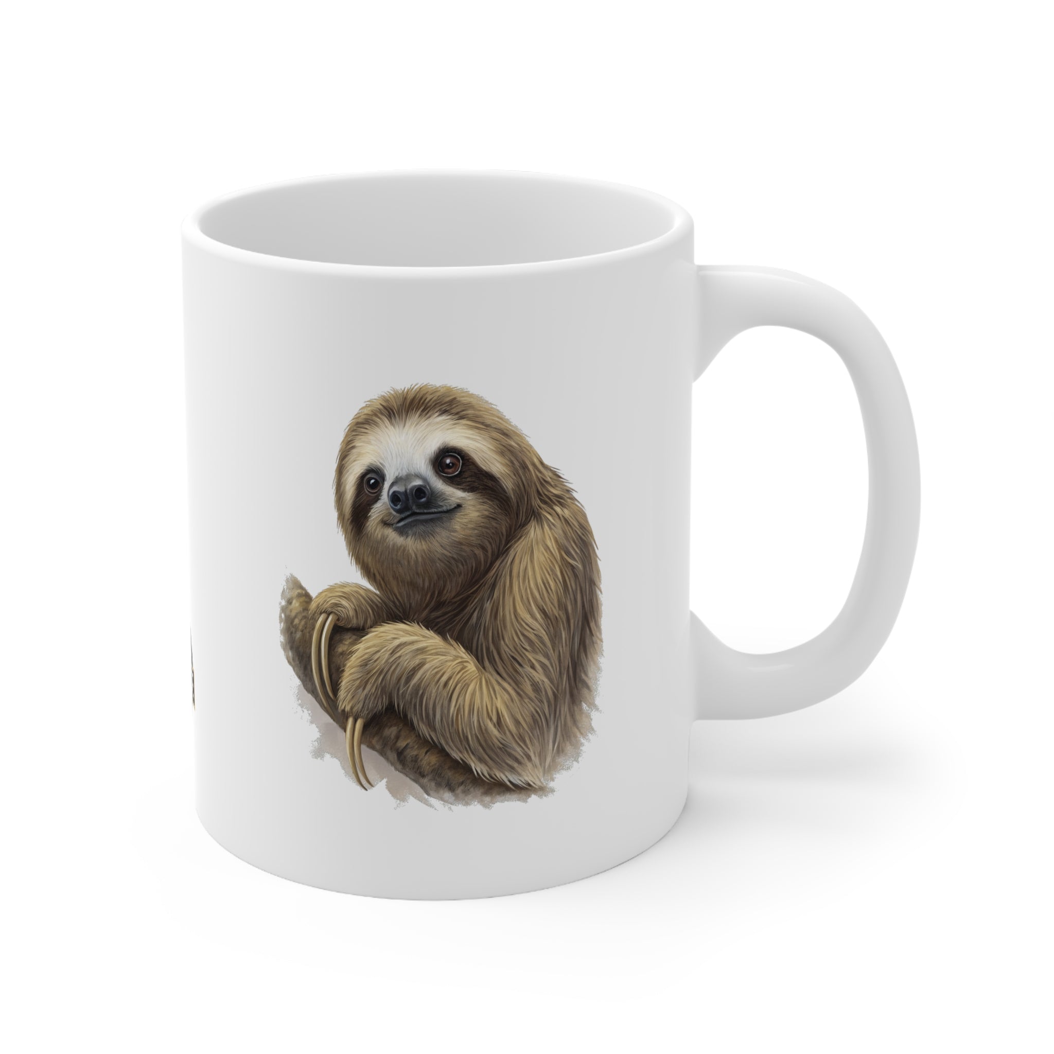 Cute Sloth Ceramic Coffee Mug – 11oz & 15oz Options – Perfect Gift for Animal Lovers