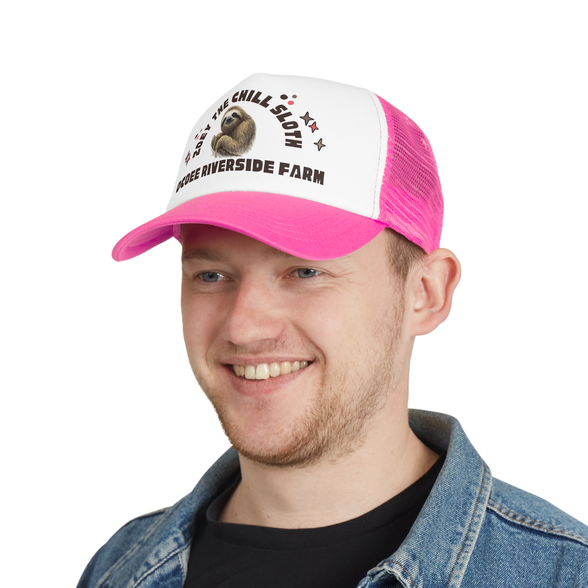 Cute Sloth Trucker Cap - Relaxed Style for Animal Lovers