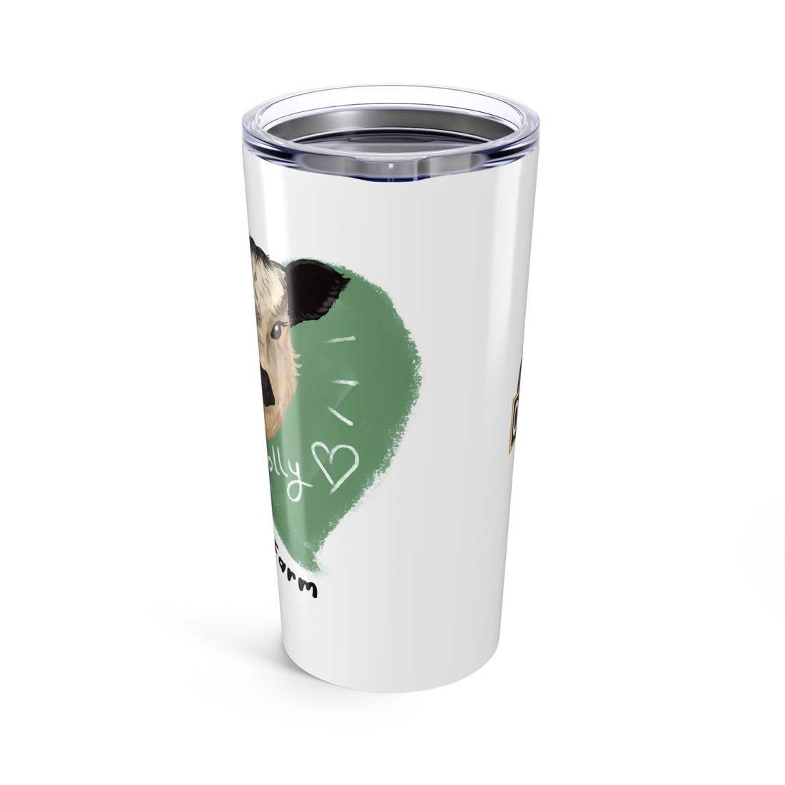 Custom 20oz Tumbler - Riverside Farm Cute Cow Design