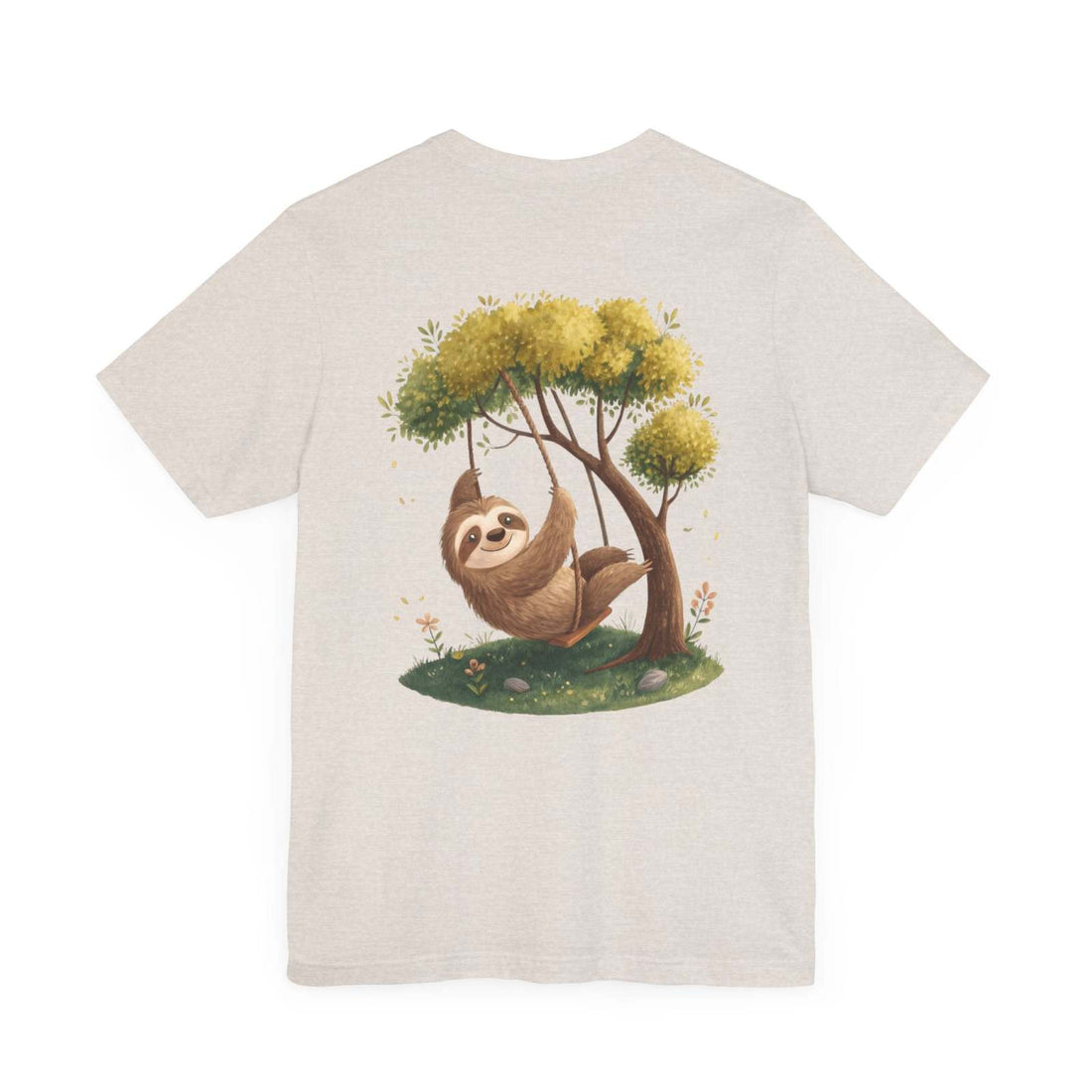 Sloth Swinging from a Tree Branch T-Shirt