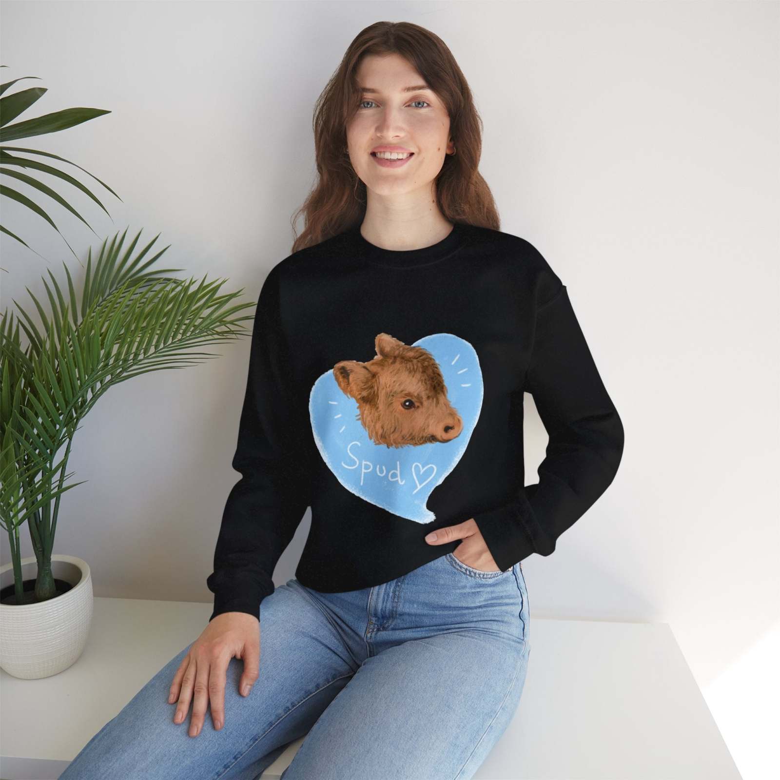 Spud Heart Unisex Crewneck Sweatshirt