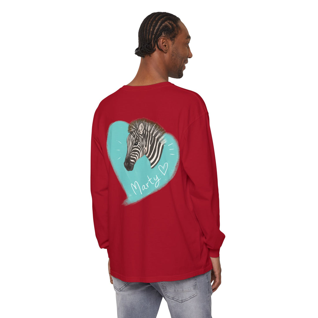 Cool Universe Zebra Long Sleeve T-Shirt for Animal Lovers