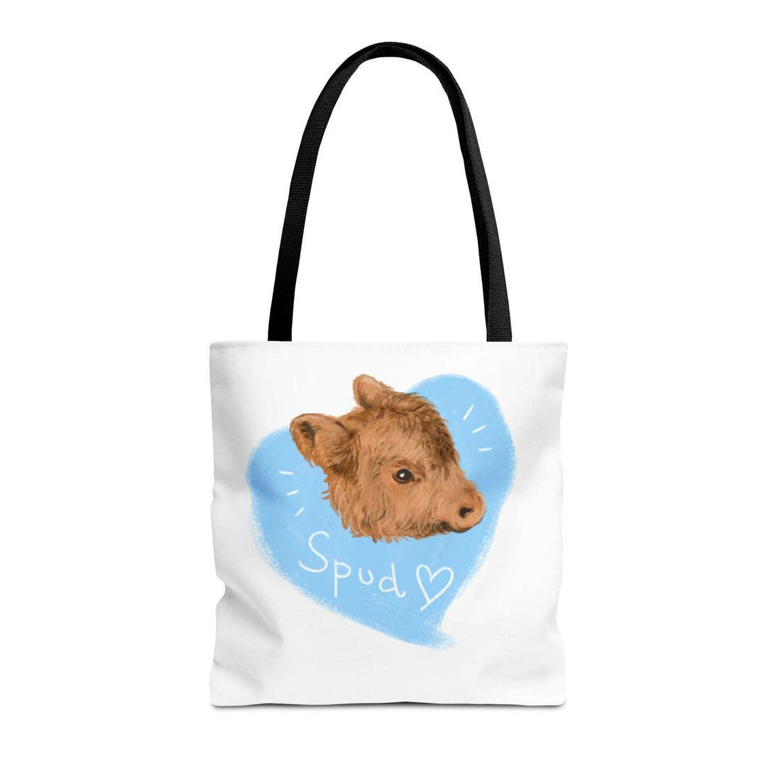 Adorable Spud Cow Tote Bag
