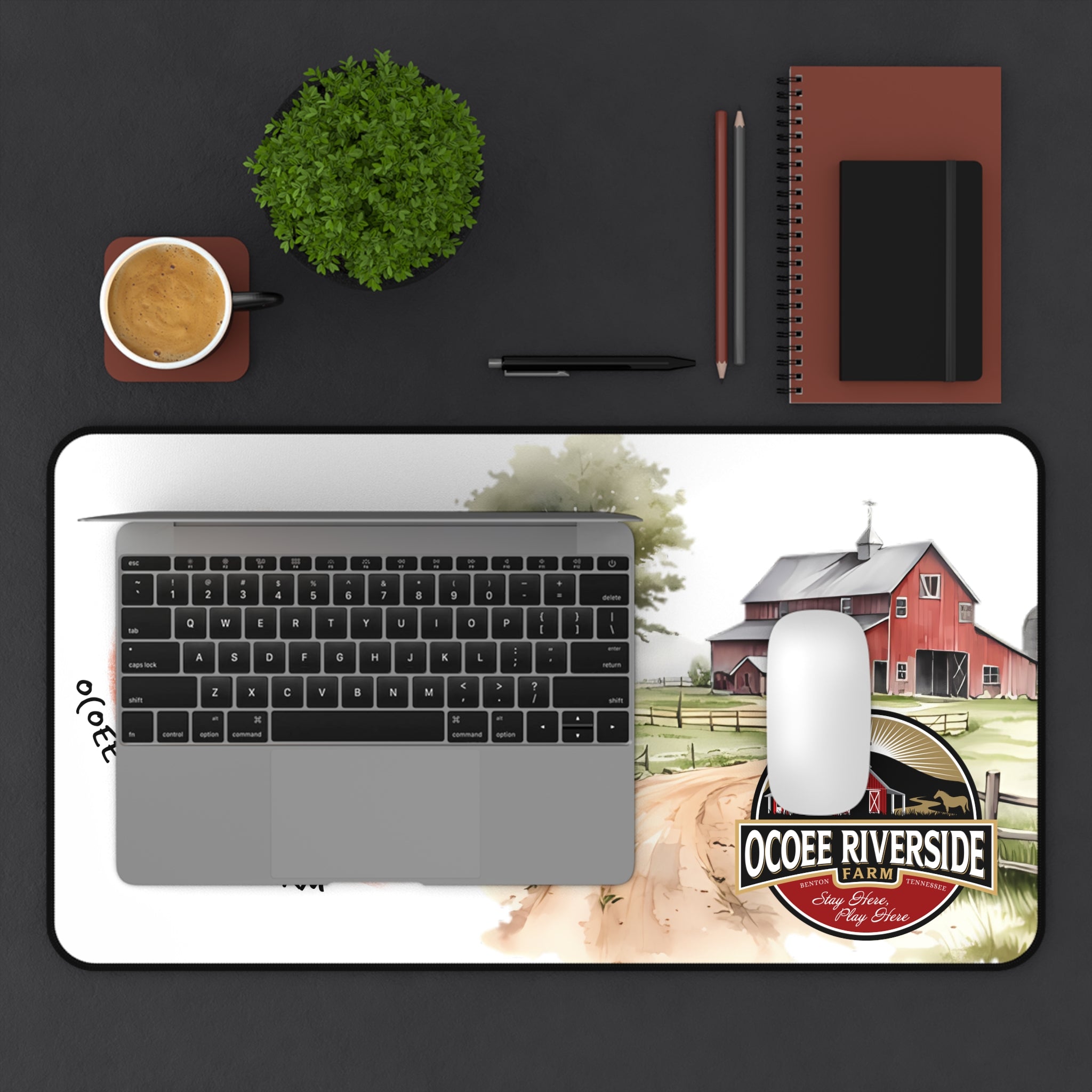 Animal Farm Custom Ocoee Riverside Farm Desk Mat Design