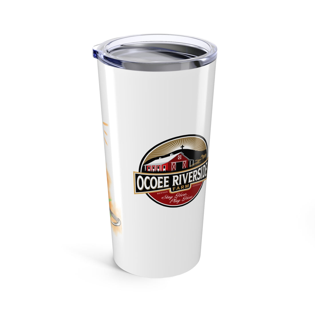 Custom 20oz Tumbler - Riverside Farm Kangaroo Design