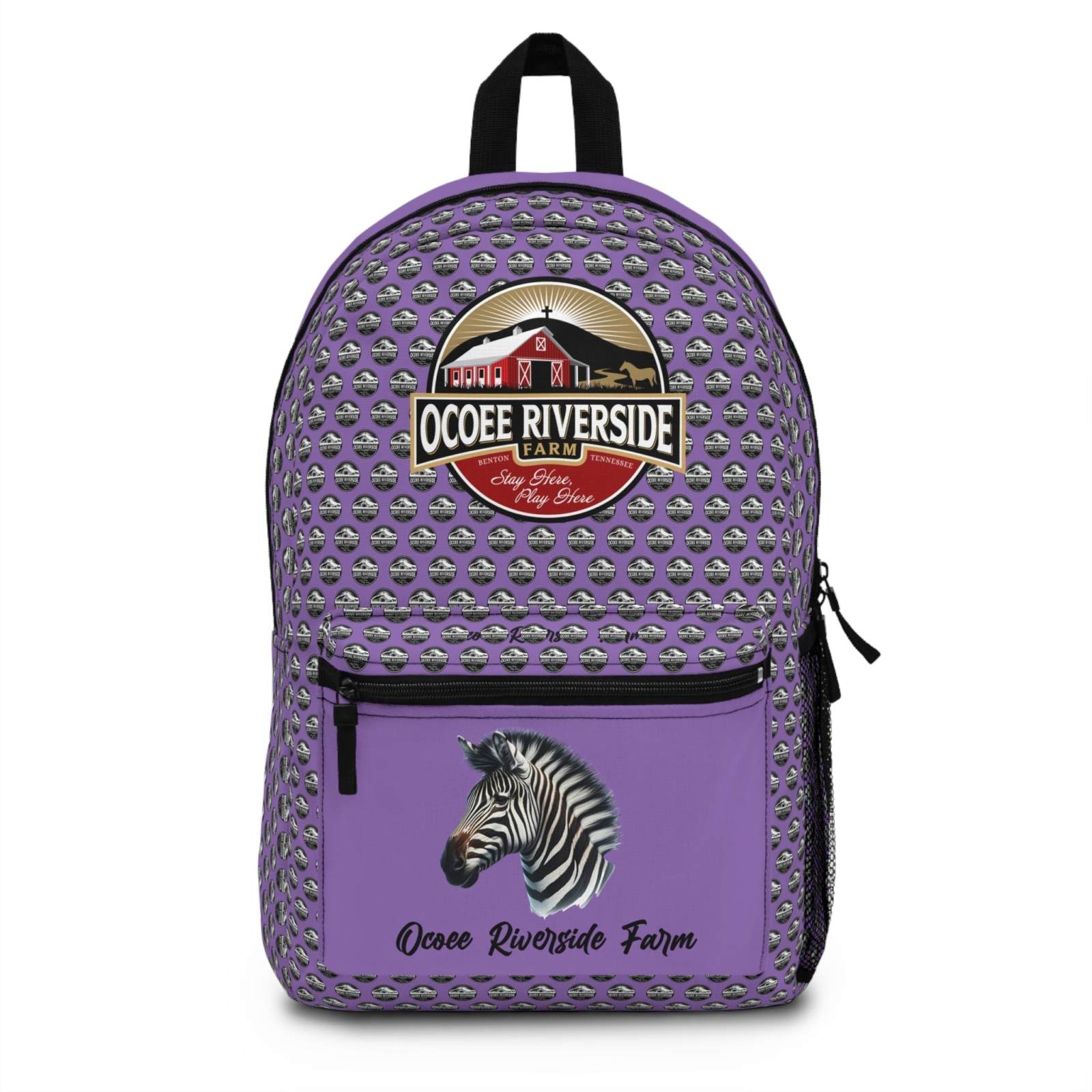 Stylish Zebra Print Backpack