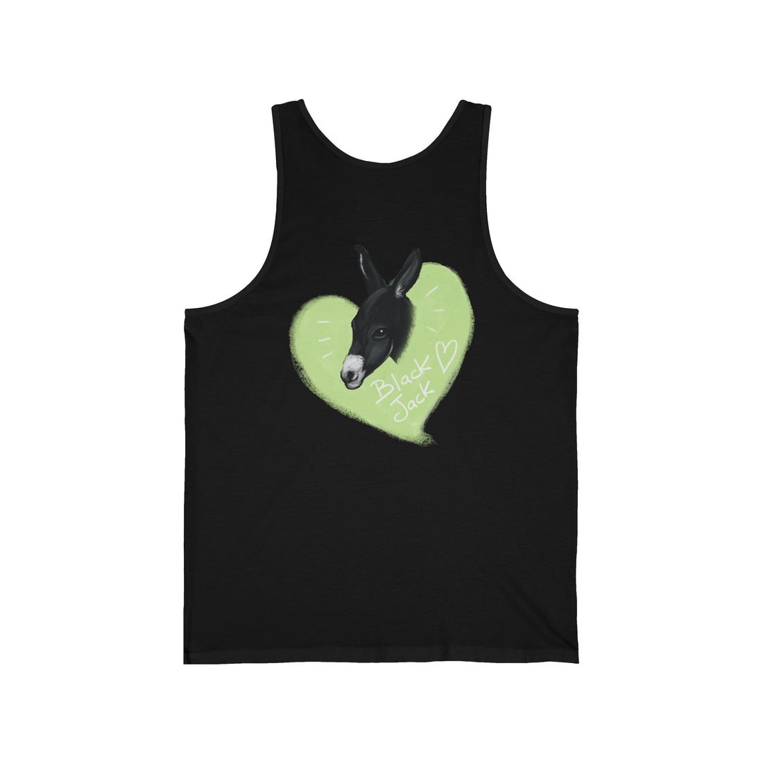 Black Jack Donkey Unisex Jersey Tank – Fun Summer Wear