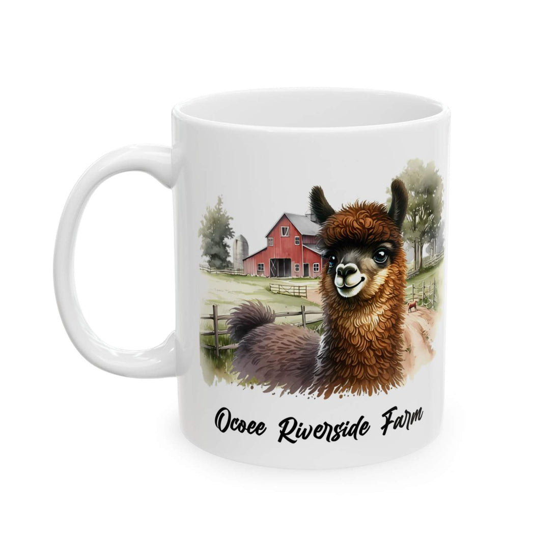 Llama Ocoee Farm Ceramic Mug