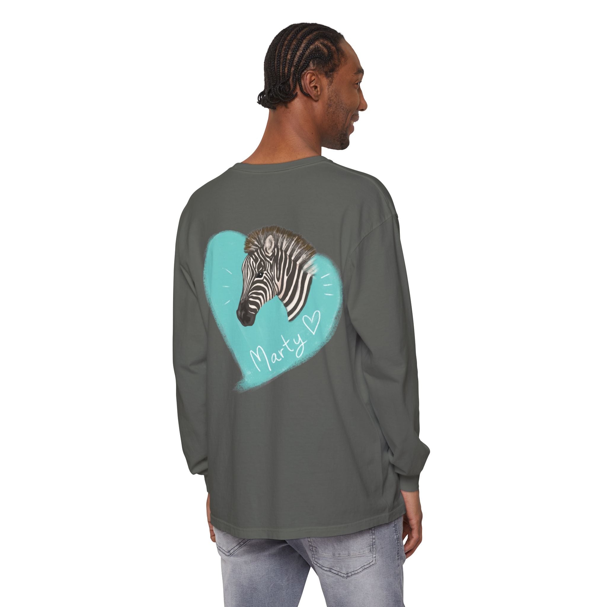 Cool Universe Zebra Long Sleeve T-Shirt for Animal Lovers