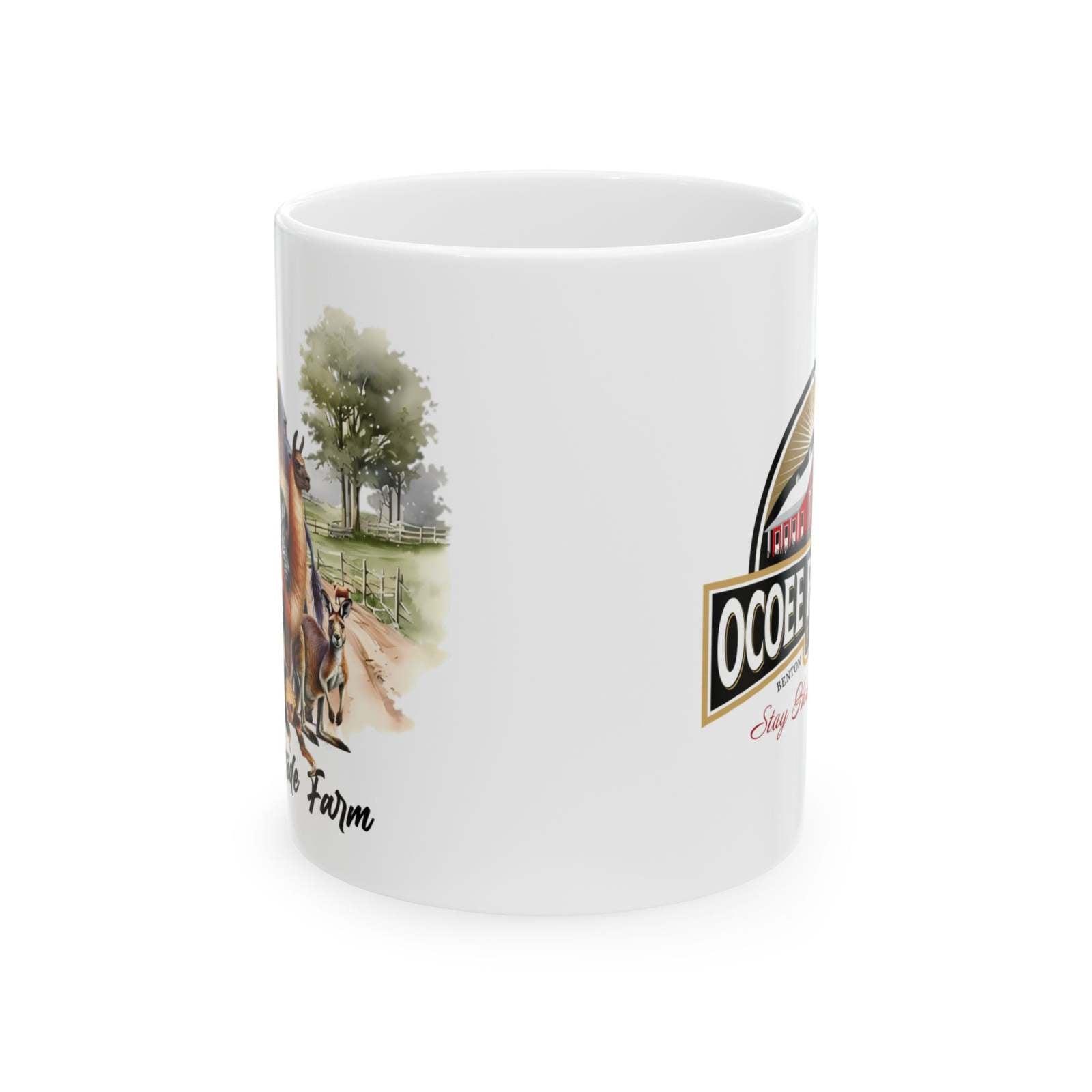 Animals at Ocoee Farm Ceramic Mug