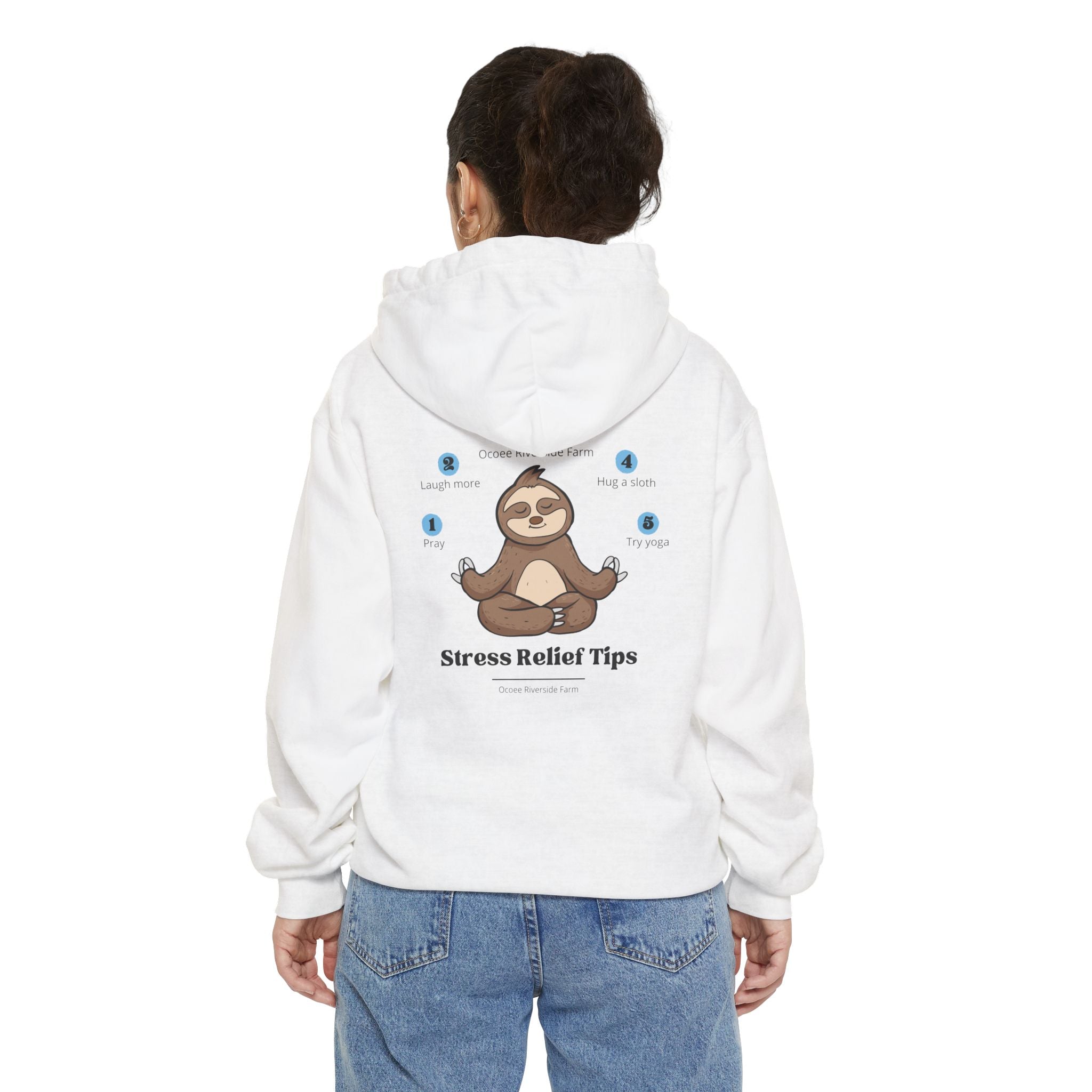 Unisex Stress Relief Sloth Hoodie