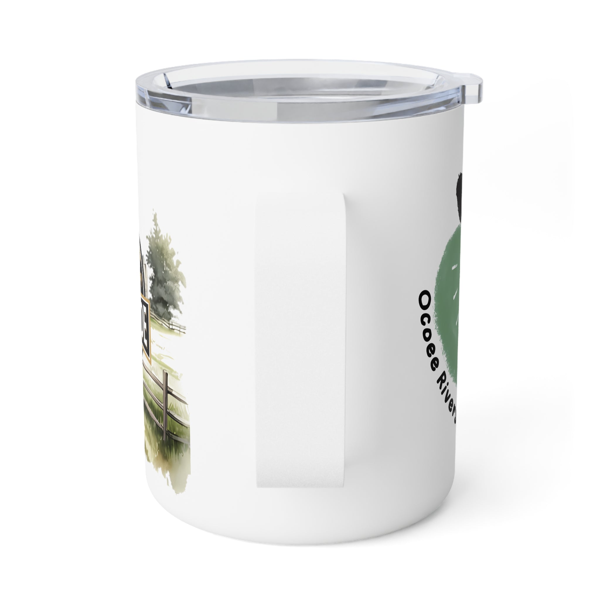 Rustic Insulated Coffee Mug | 10oz Mug with Farmhouse Design for Country Lovers