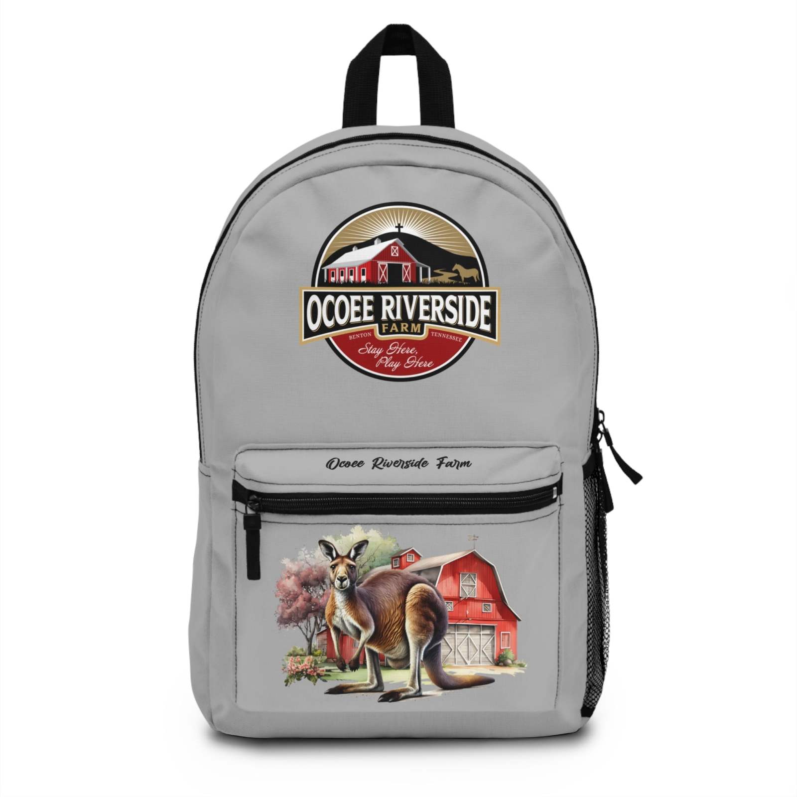 Ocoee Riverside Farm Kangaroo Print Backpack