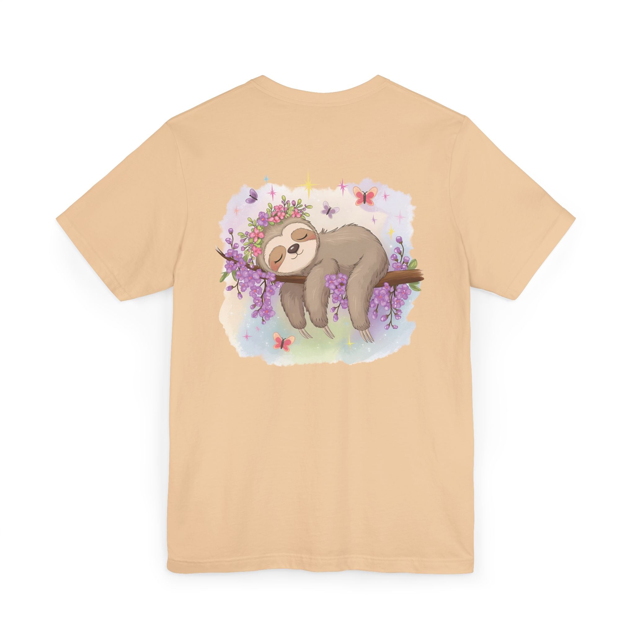 Sloth T-Shirt - Lovable Sloth Sleeping on a Branch
