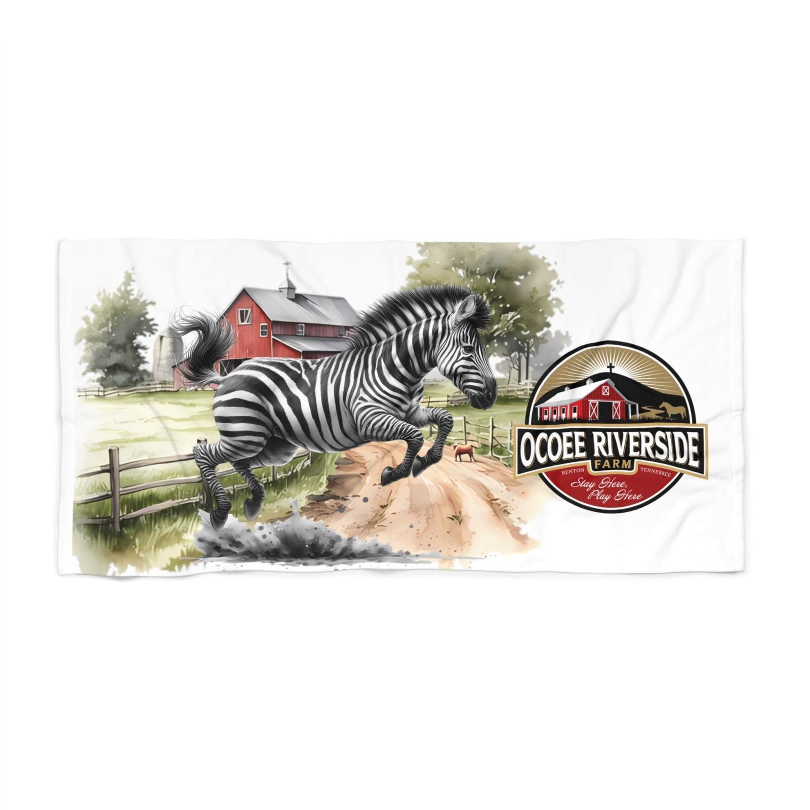 Zebra Beach Towel