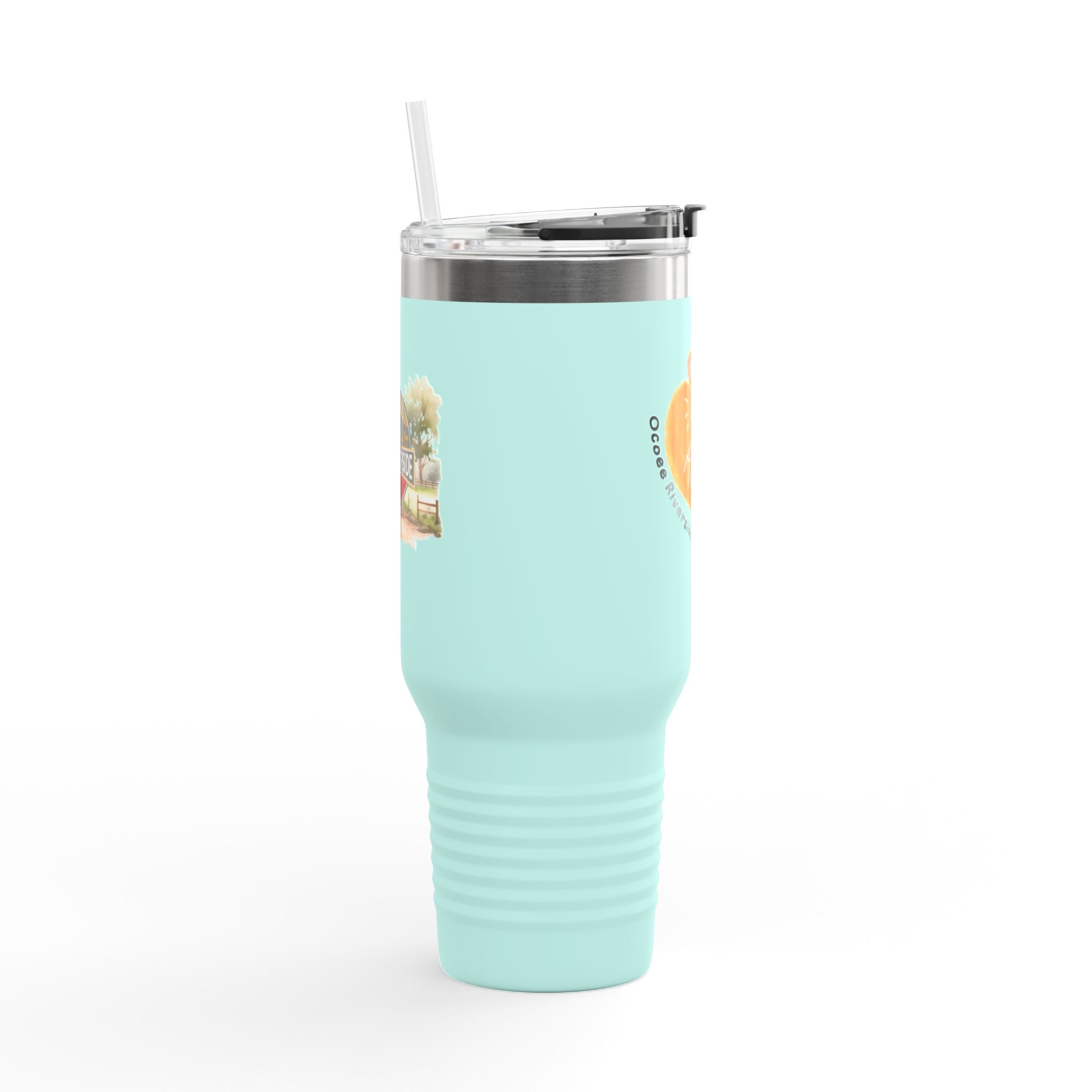 Cute Cow Insulated Travel Mug - 40oz - Perfect for Adventure Lovers!