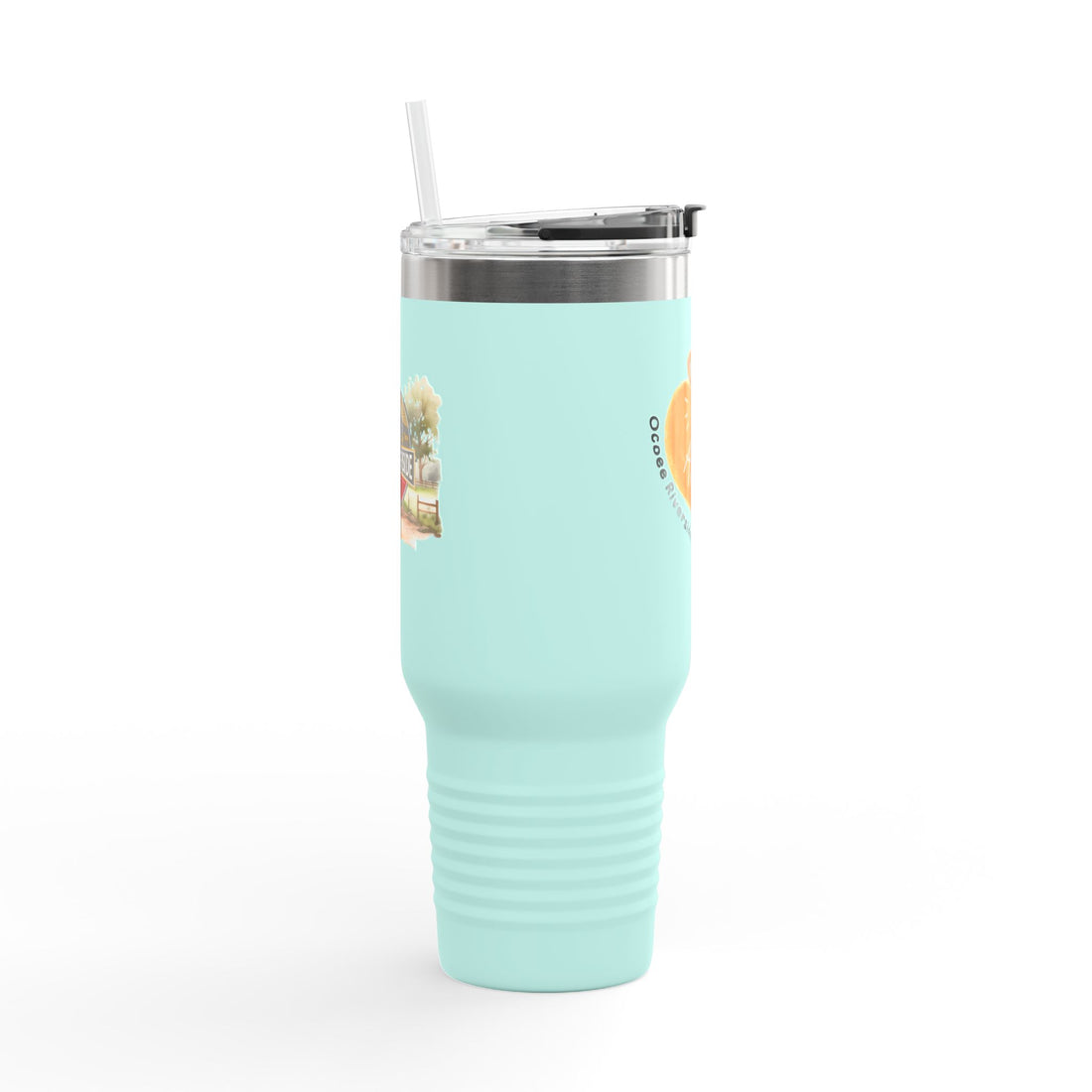 Cute Cow Insulated Travel Mug - 40oz - Perfect for Adventure Lovers!