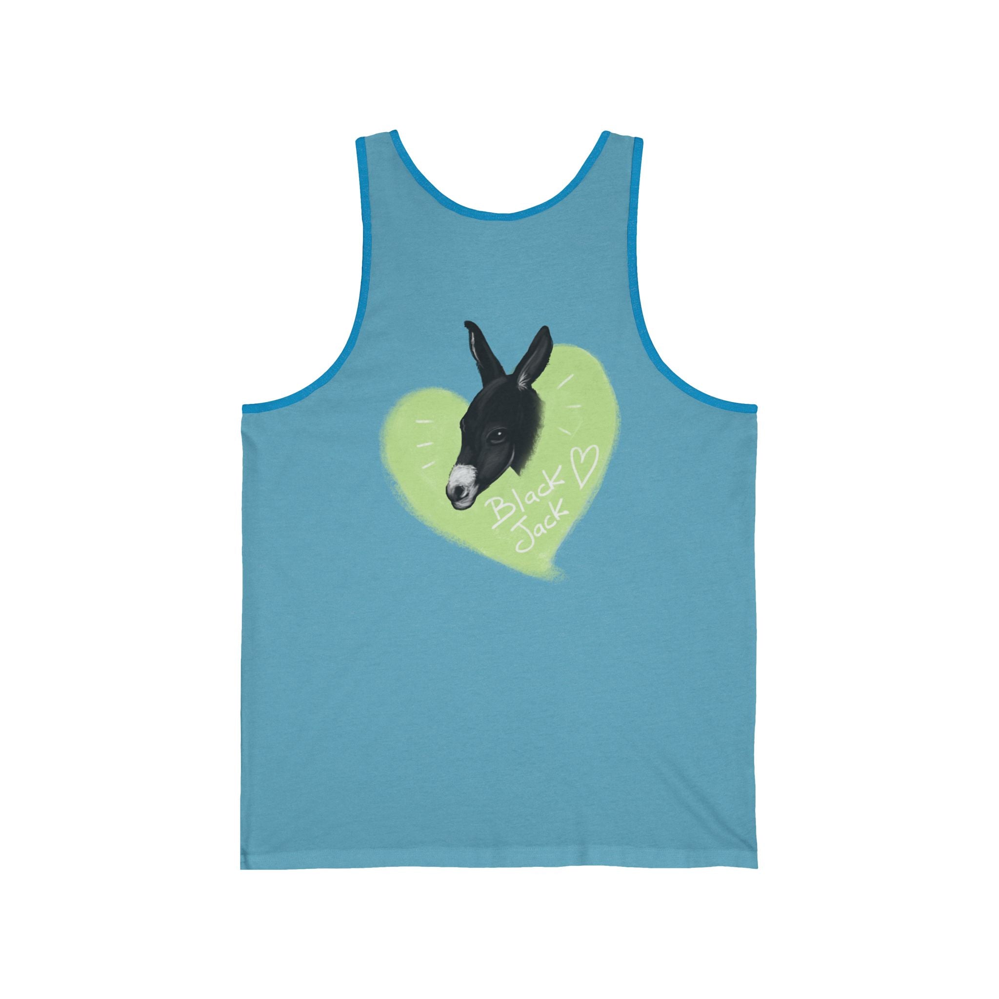Black Jack Donkey Unisex Jersey Tank – Fun Summer Wear