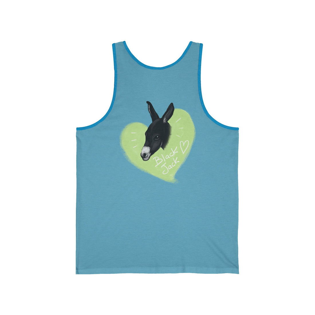 Black Jack Donkey Unisex Jersey Tank – Fun Summer Wear