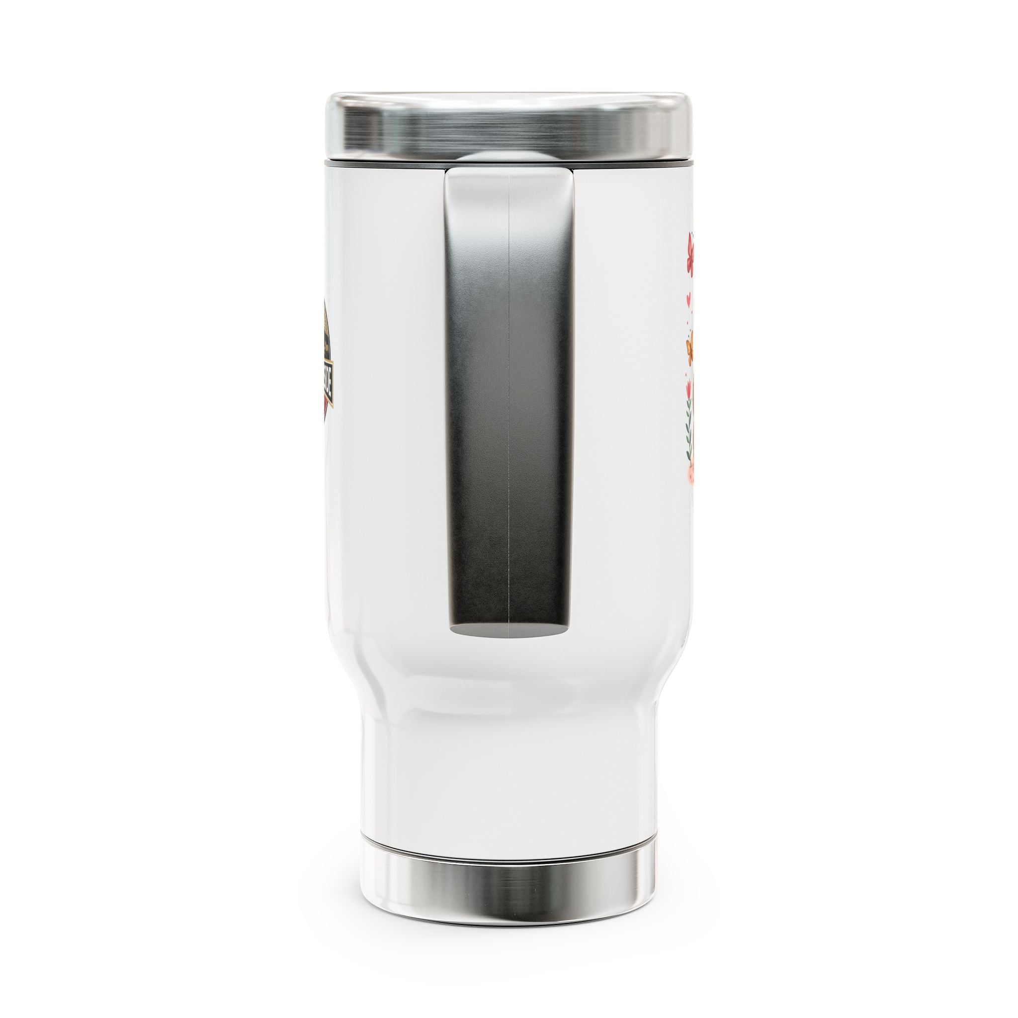 Cute Sloth Stainless Steel Travel Mug - 14oz Insulated Coffee Cup with Handle