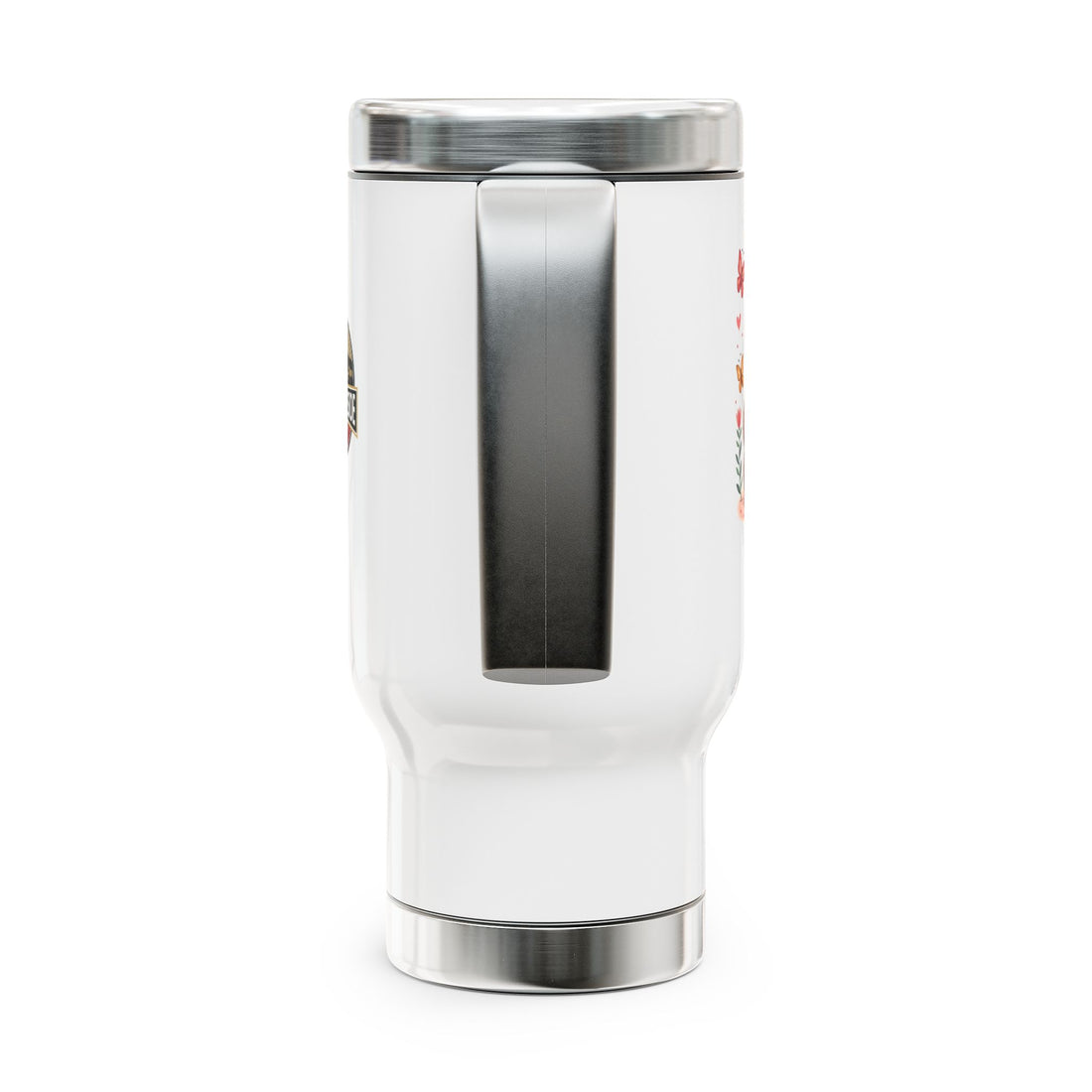 Cute Sloth Stainless Steel Travel Mug - 14oz Insulated Coffee Cup with Handle