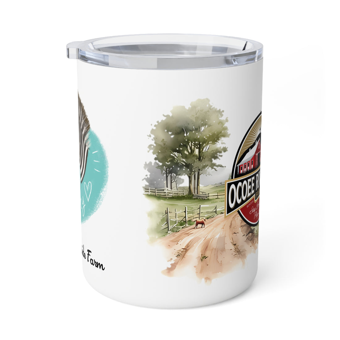 Rustic Insulated Coffee Mug | 10oz Mug with Farmhouse Design for Country Lovers