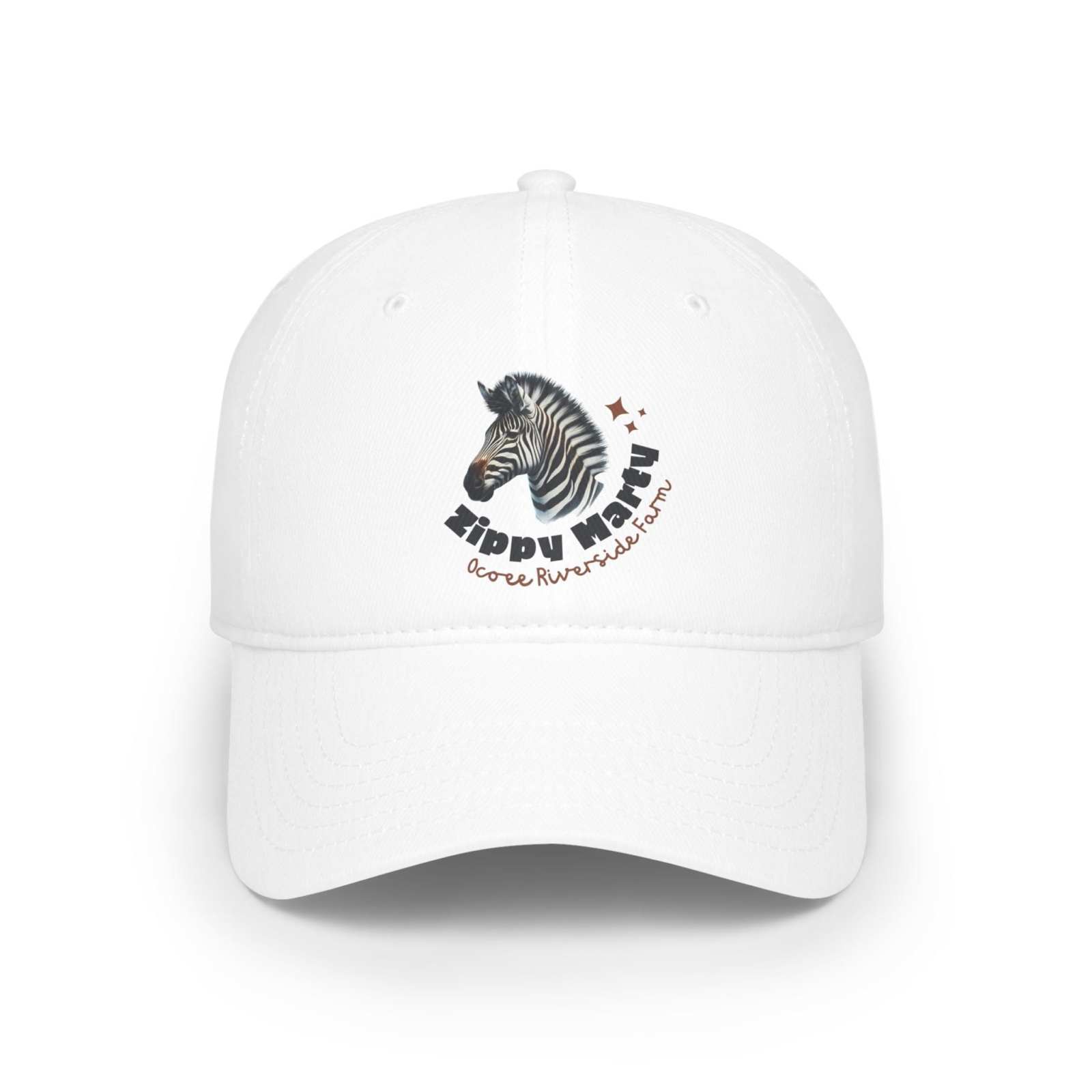 Marty Zebra Low Profile Baseball Cap