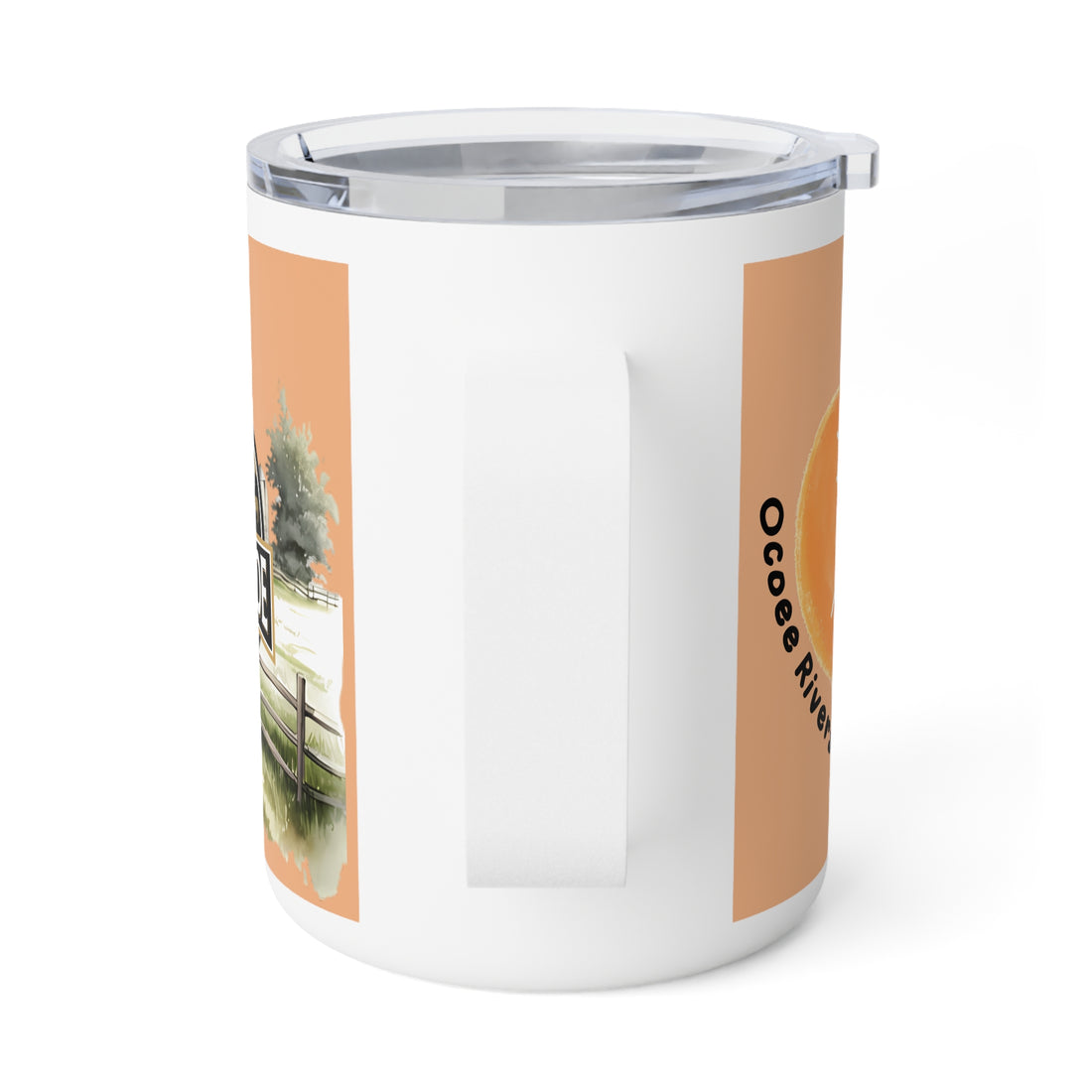 Rustic Insulated Coffee Mug | 10oz Mug with Farmhouse Design for Country Lovers