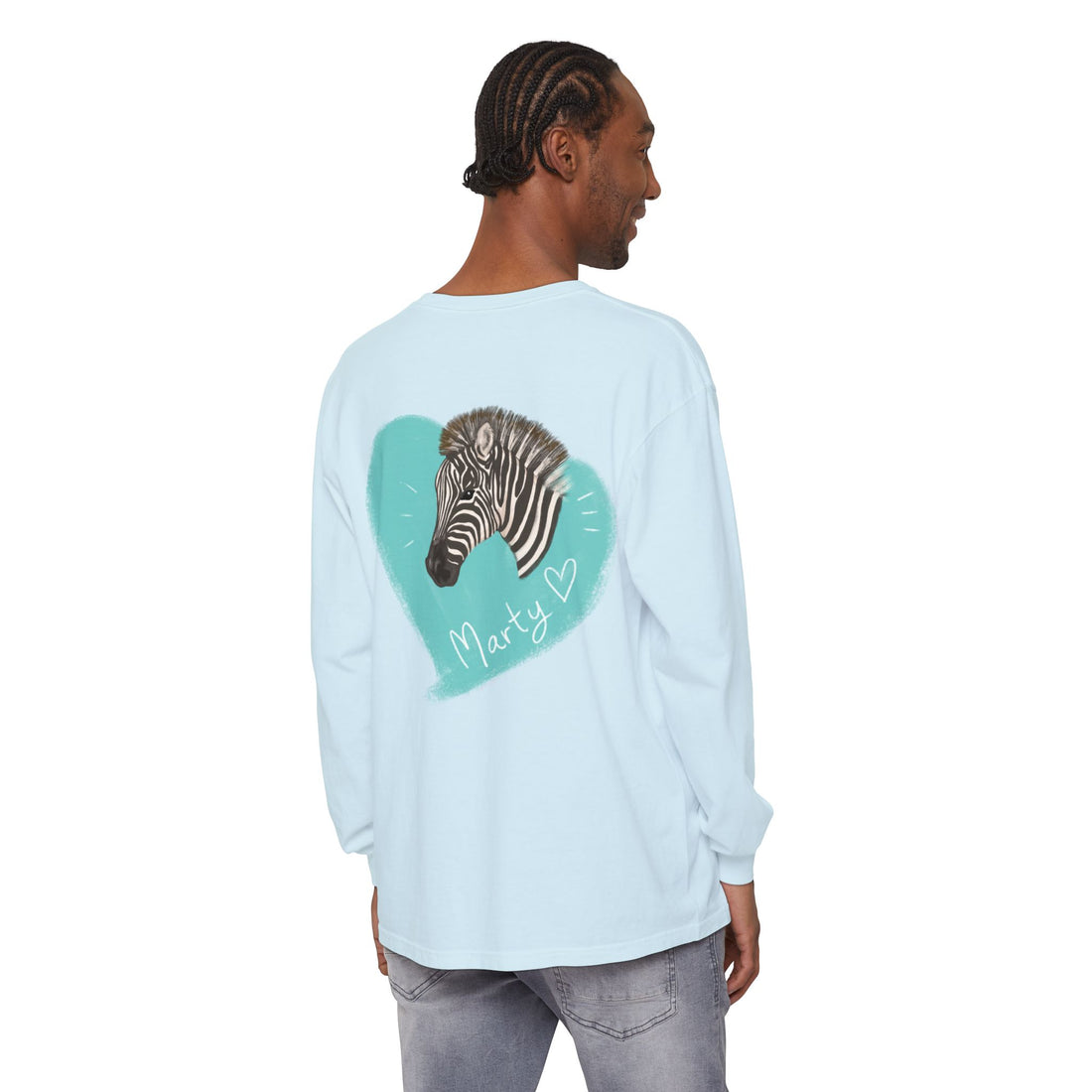 Cool Universe Zebra Long Sleeve T-Shirt for Animal Lovers