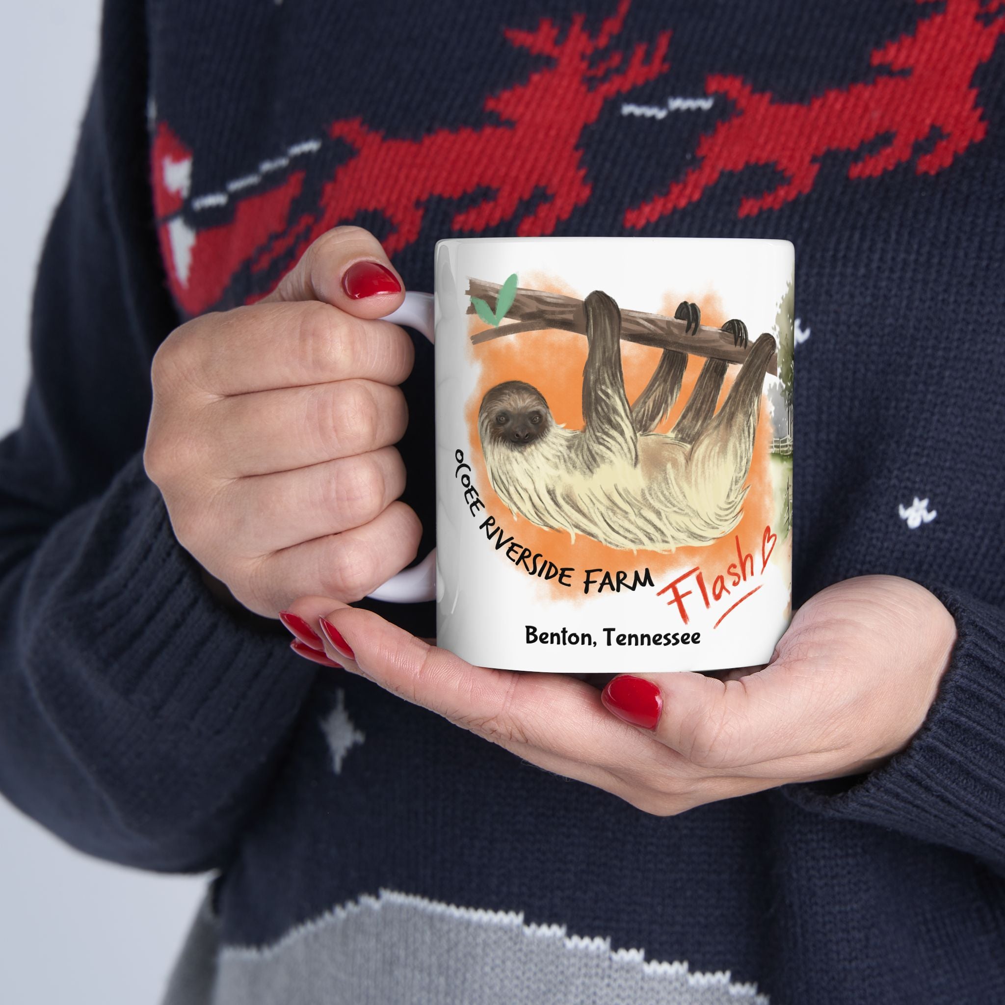 Cute Sloth Ceramic Mug | Perfect Gift for Animal Lovers