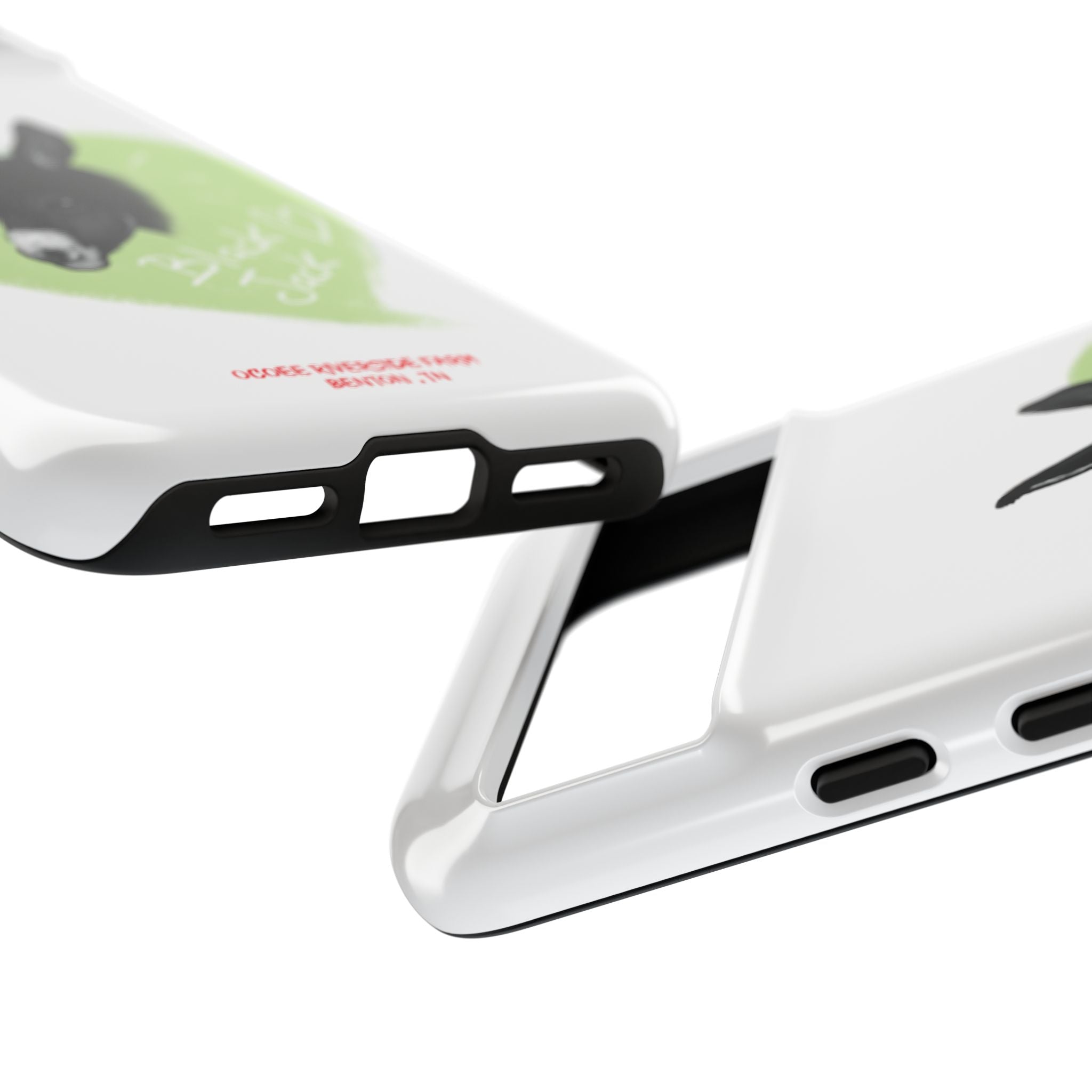 A donkey featuring the words "Black Jack" prominently displayed on its side at Ocoee Riverside Farm Phone Case