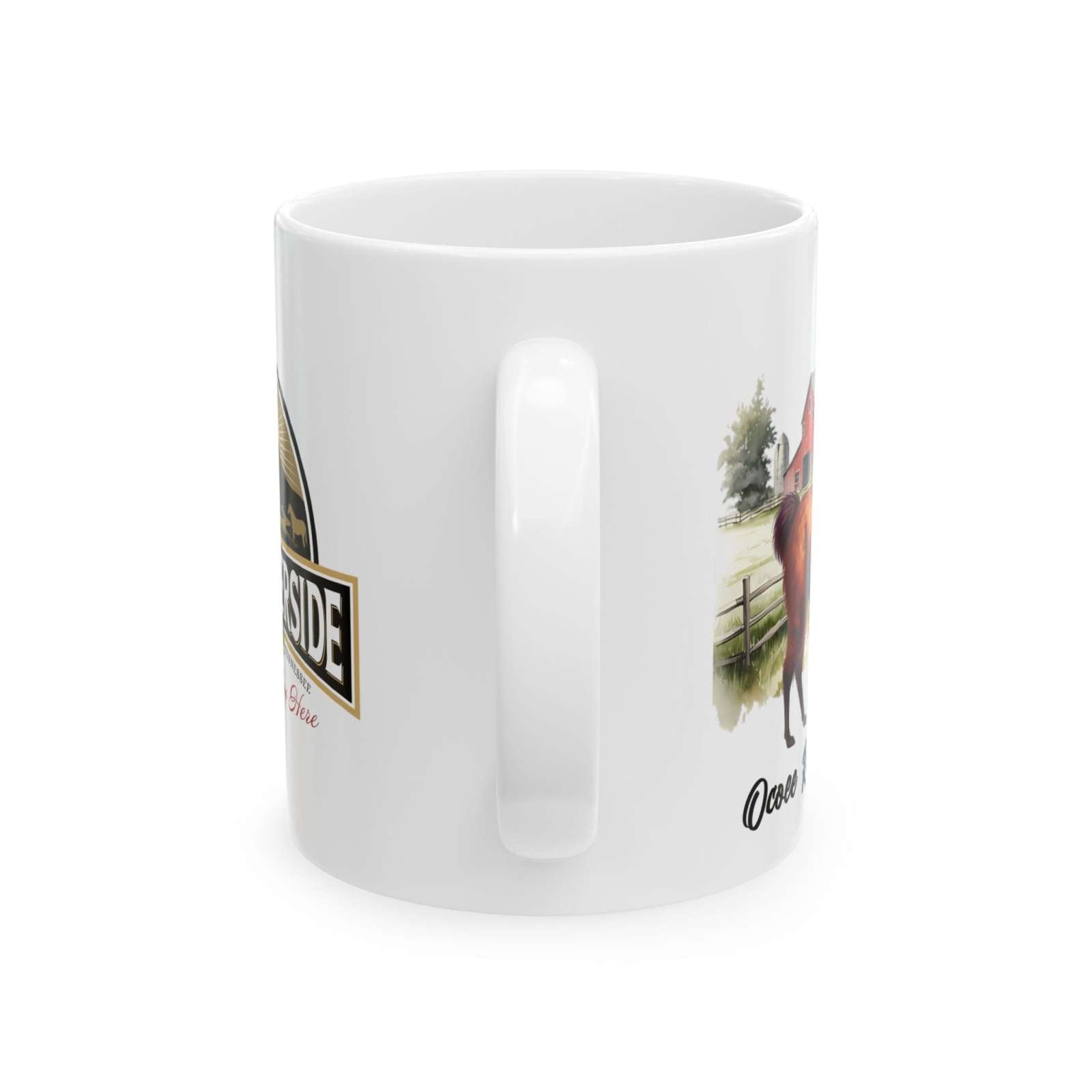 Llama at Ocoee Farm Ceramic Mug