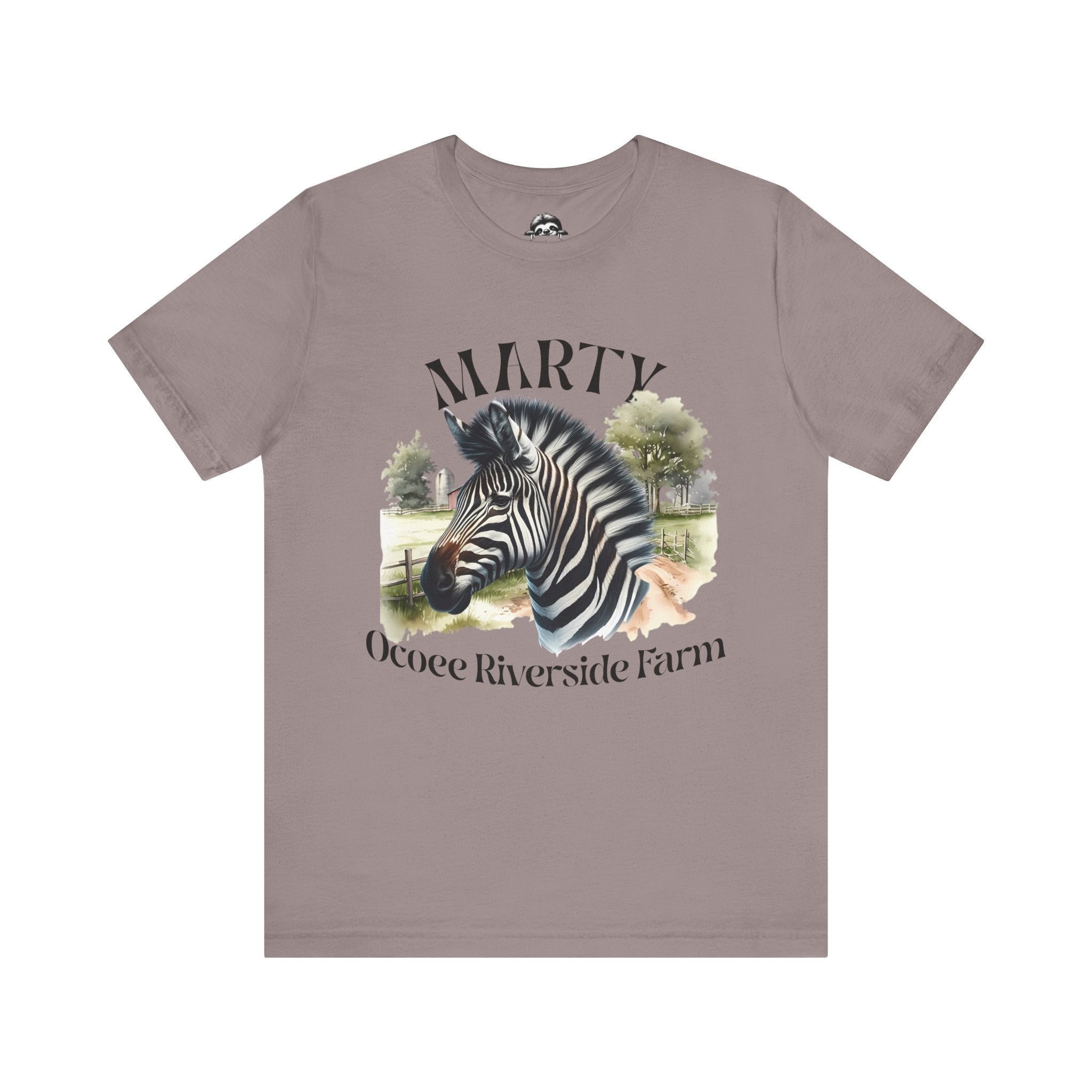 Marty Zebra Ocoee Farm Tee