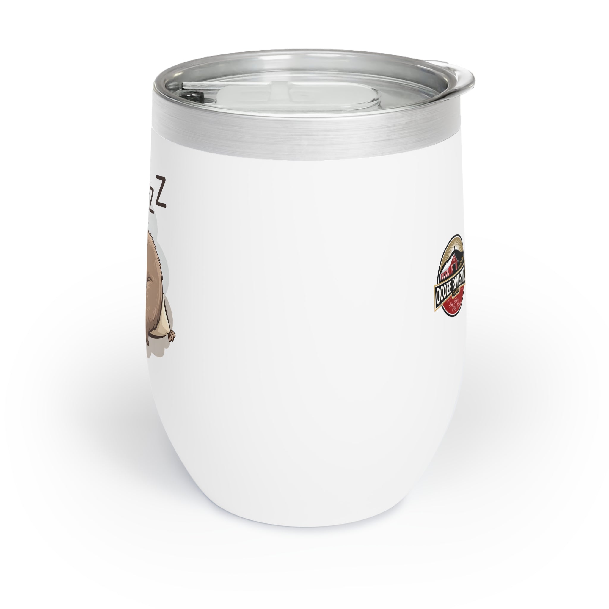 Chill Sloth Wine Tumbler - Cute Insulated Drinkware for Relaxation and Gifting