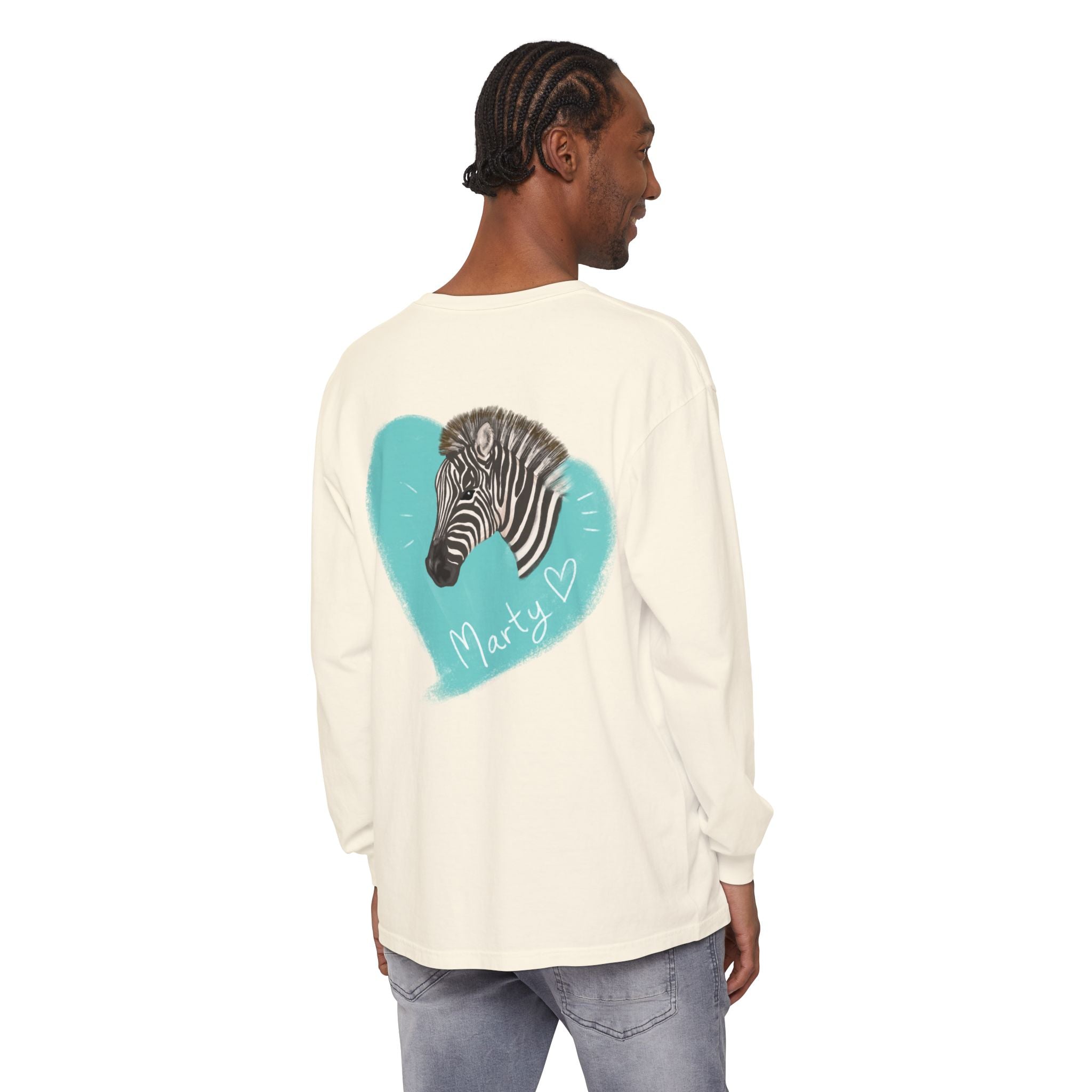 Cool Universe Zebra Long Sleeve T-Shirt for Animal Lovers
