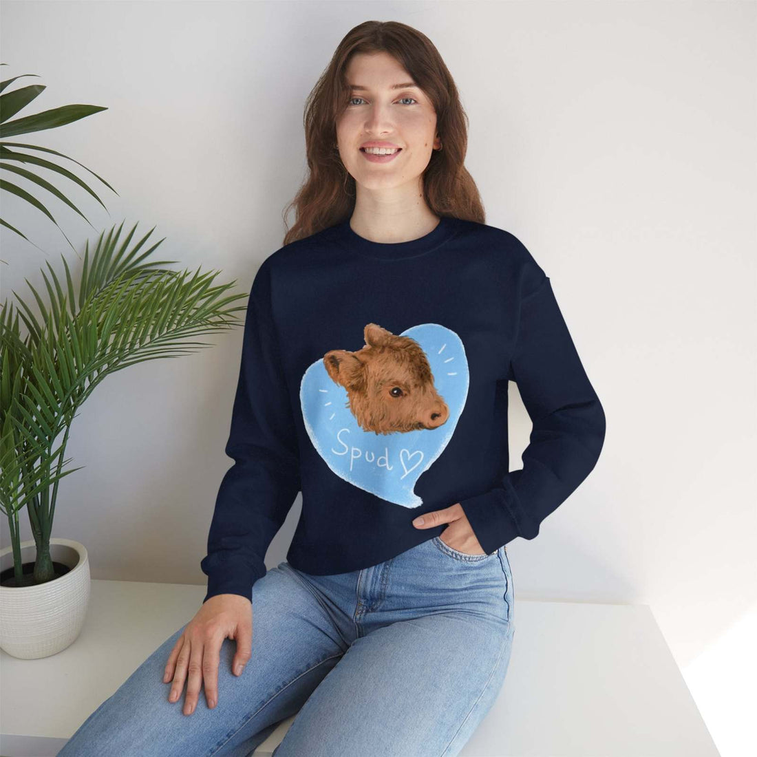 Spud Heart Unisex Crewneck Sweatshirt