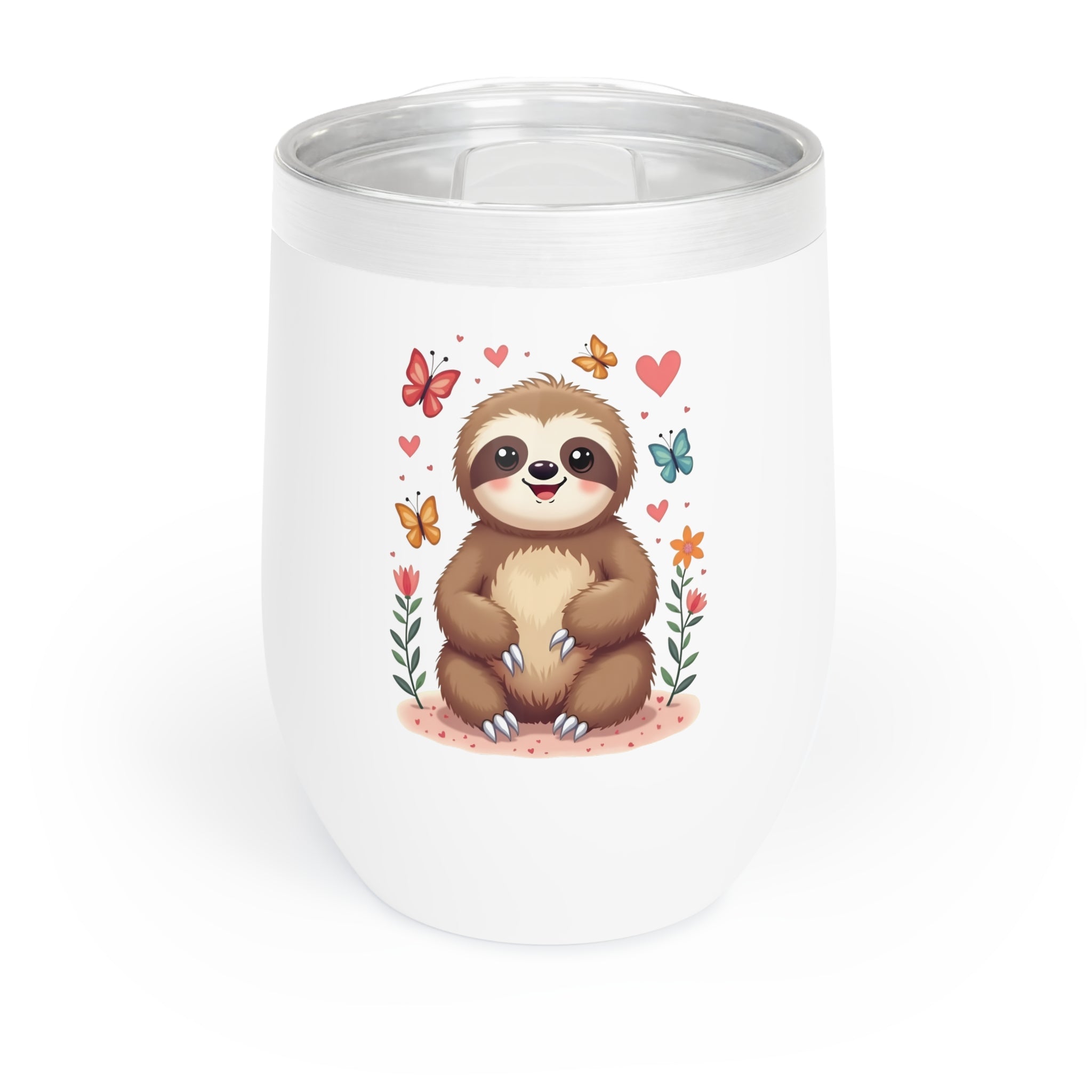 Cute Sloth Wine Tumbler - Perfect for Relaxation and Gifting