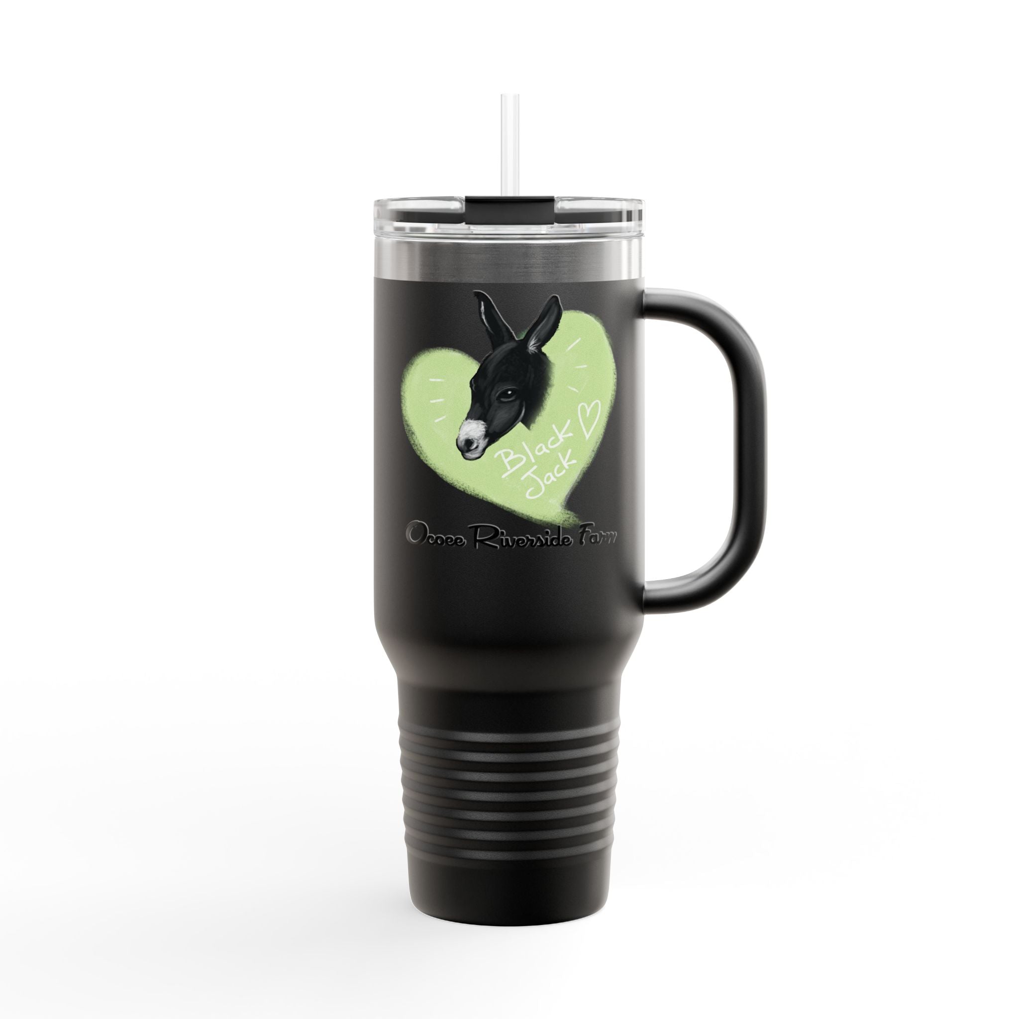 Cute Donkey Insulated Travel Mug - 40oz - Perfect for Adventure Lovers!