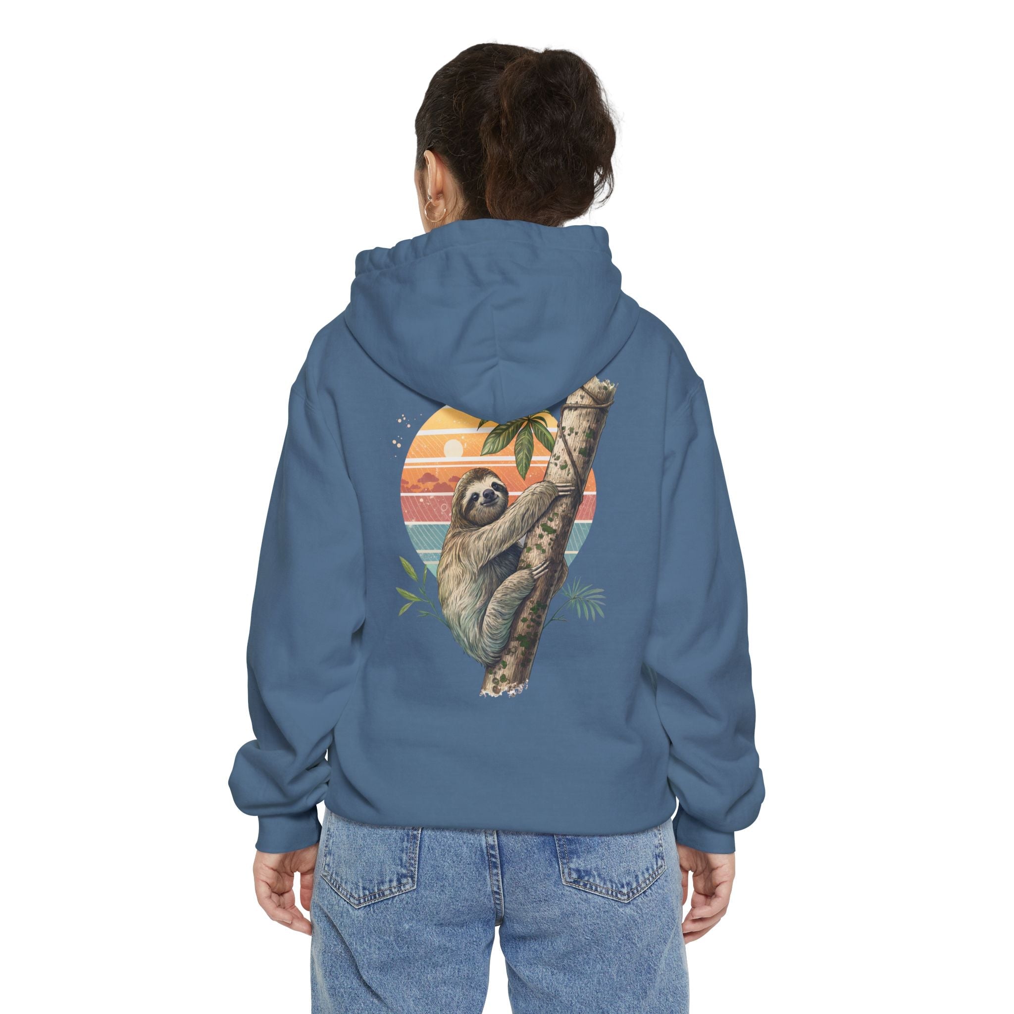 Funny Sloth Vintage Hoodie