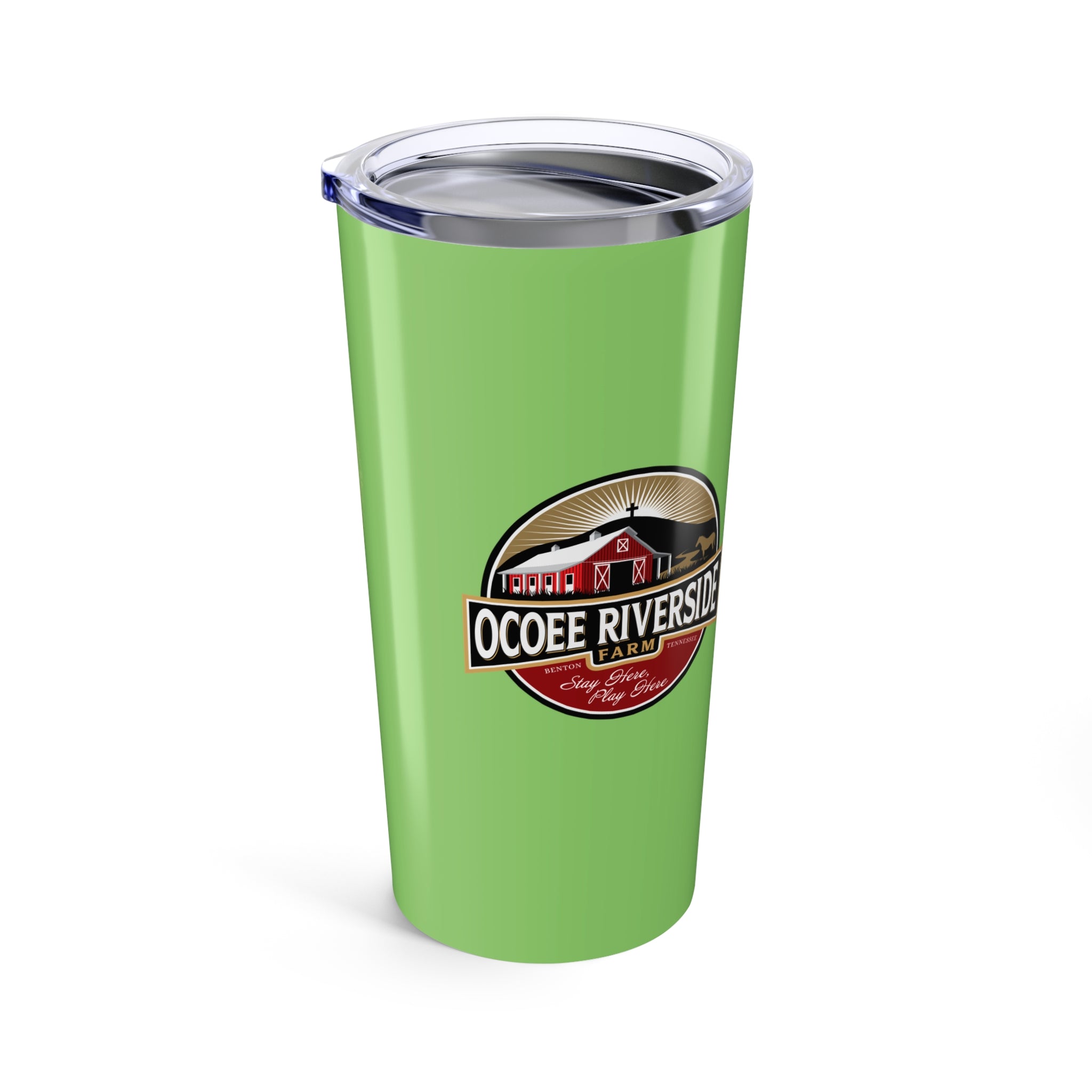 Custom 20oz Tumbler - Riverside Farm Donkey Design