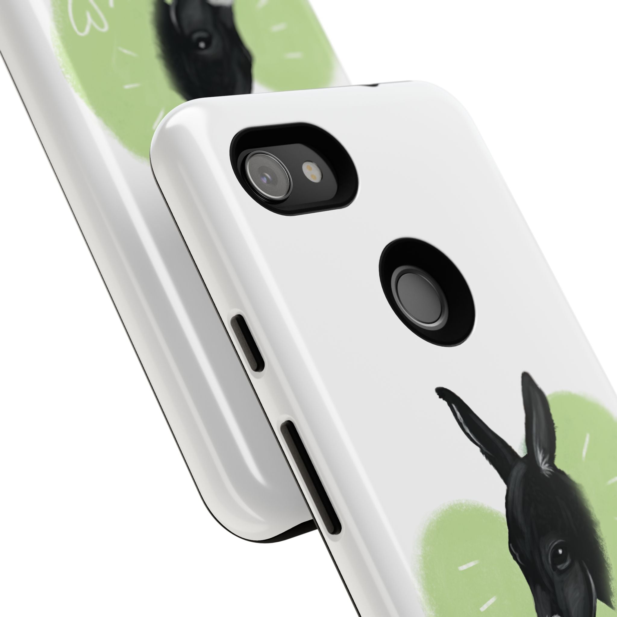 A donkey featuring the words "Black Jack" prominently displayed on its side at Ocoee Riverside Farm Phone Case