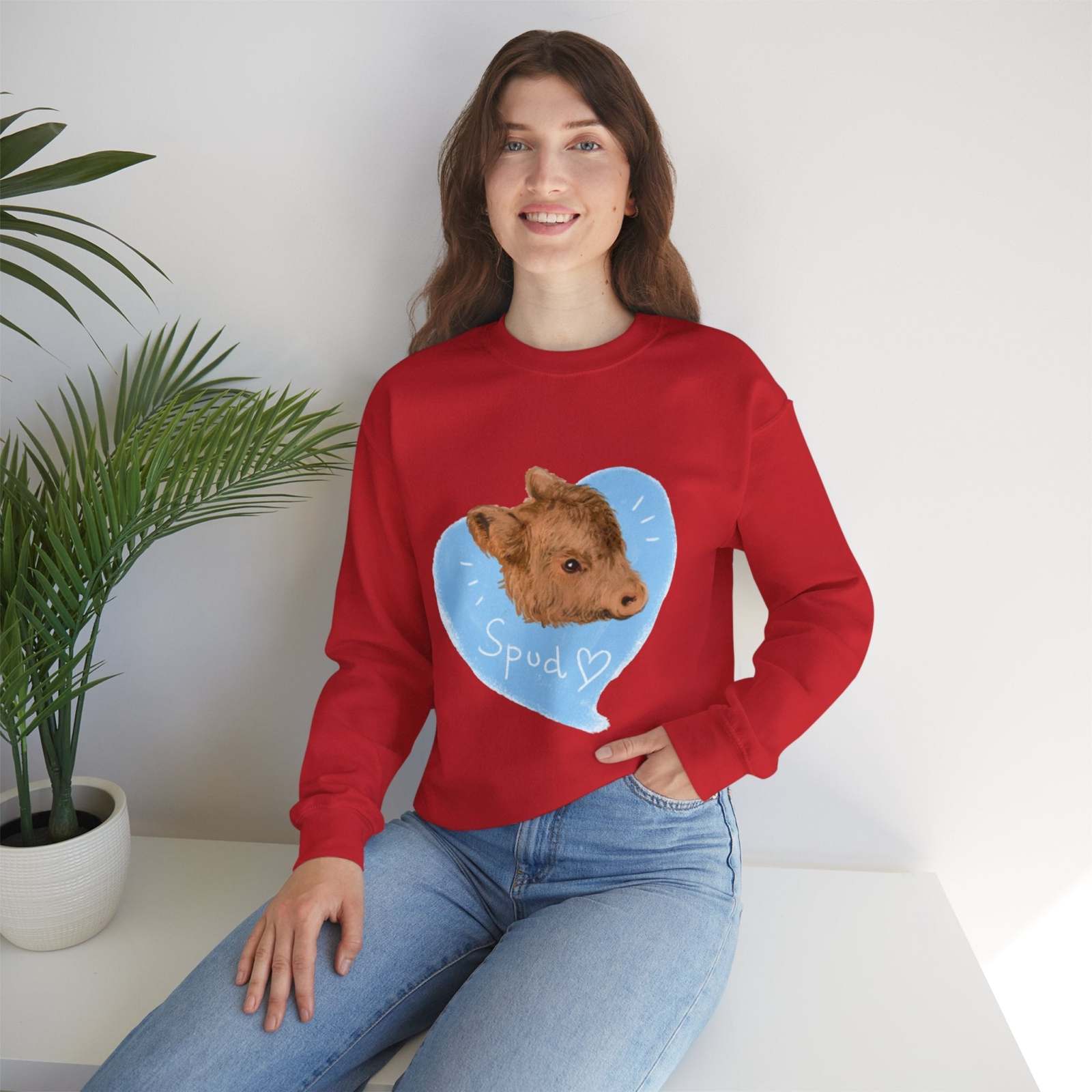 Spud Heart Unisex Crewneck Sweatshirt