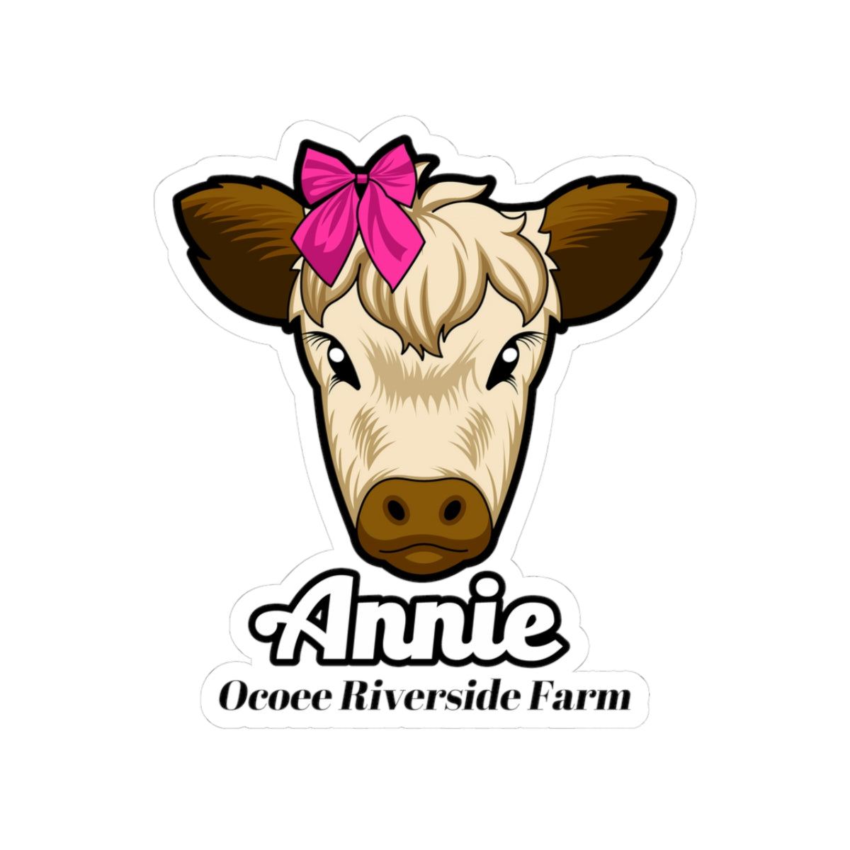 Farm Cow Kiss-Cut Stickers