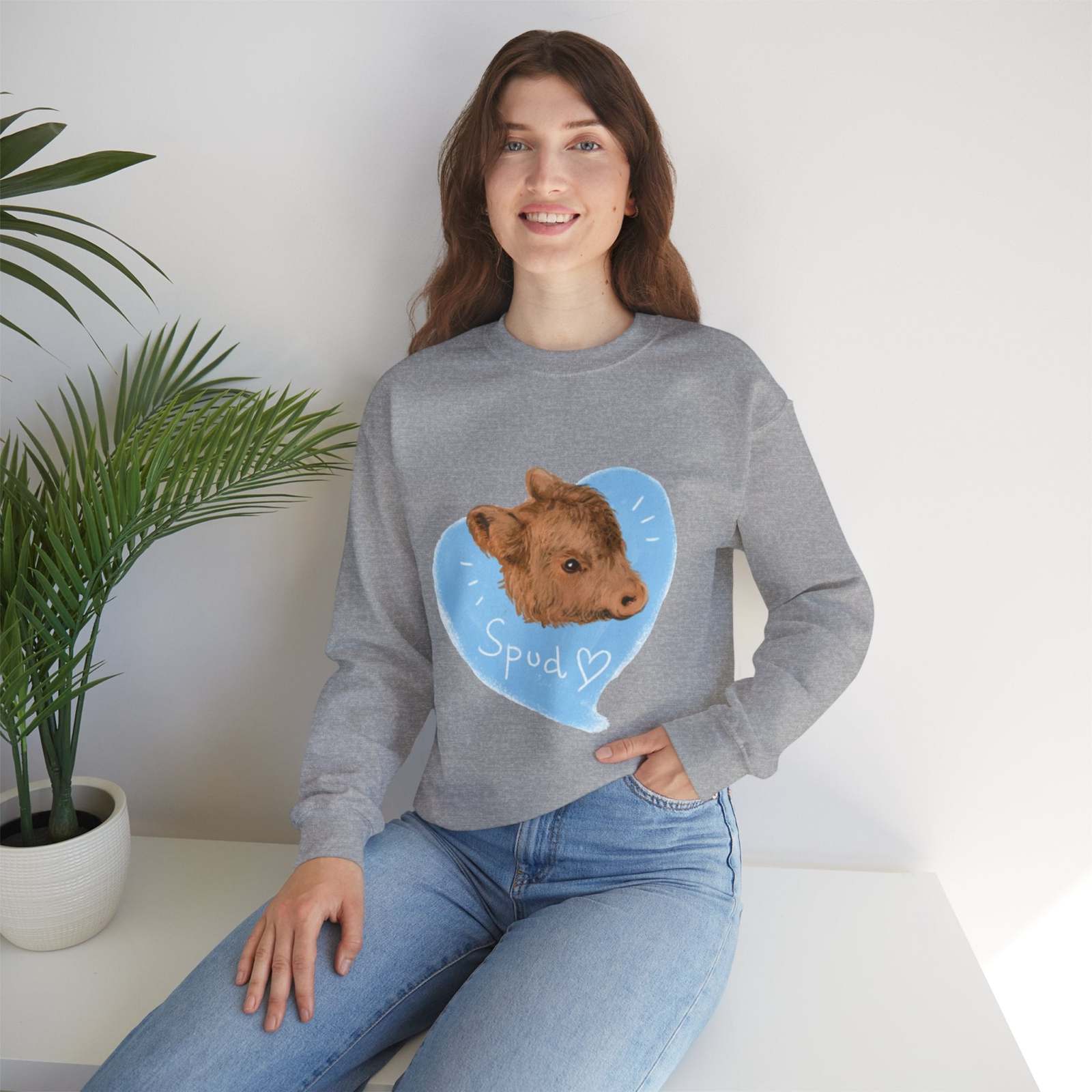 Spud Heart Unisex Crewneck Sweatshirt