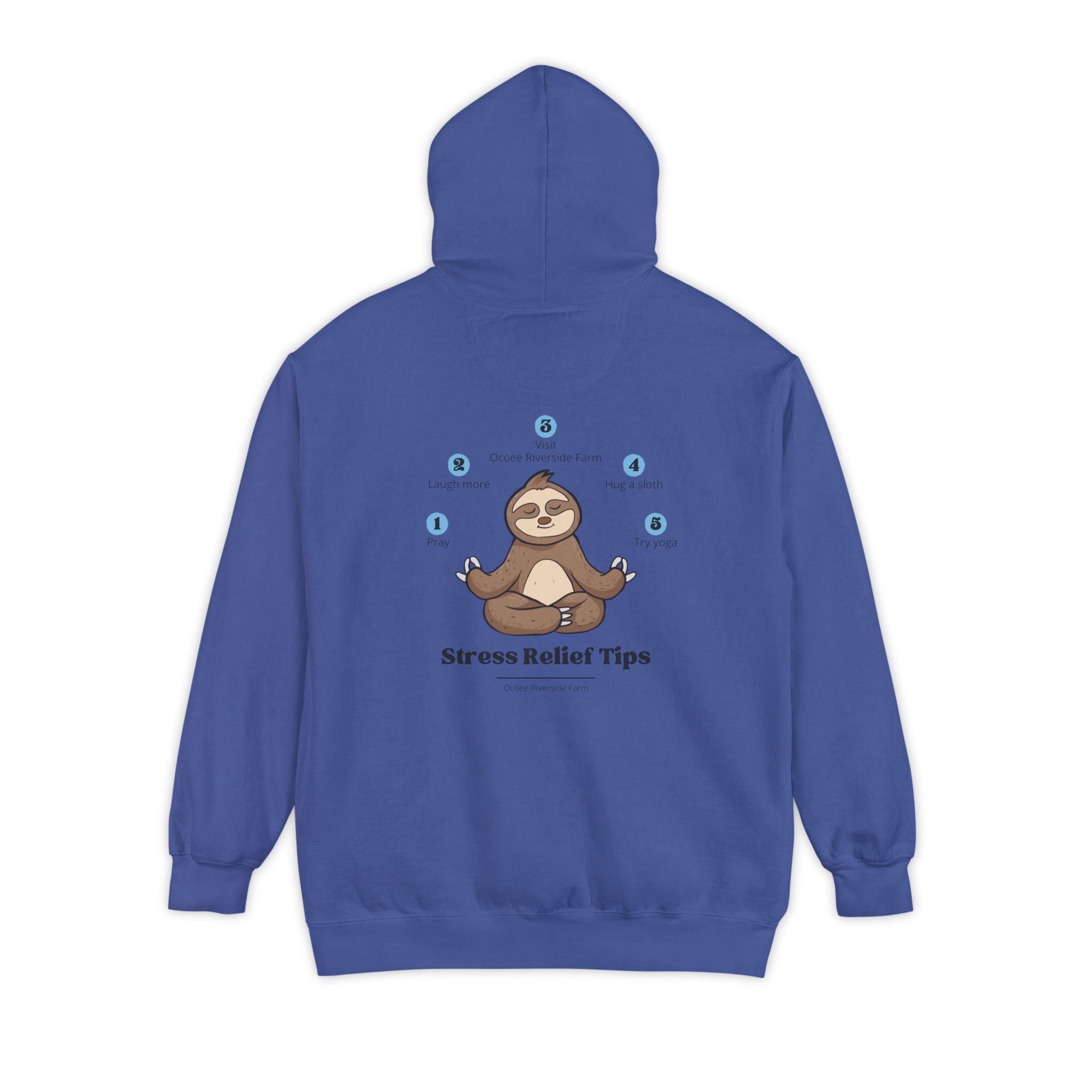 Unisex Stress Relief Sloth Hoodie