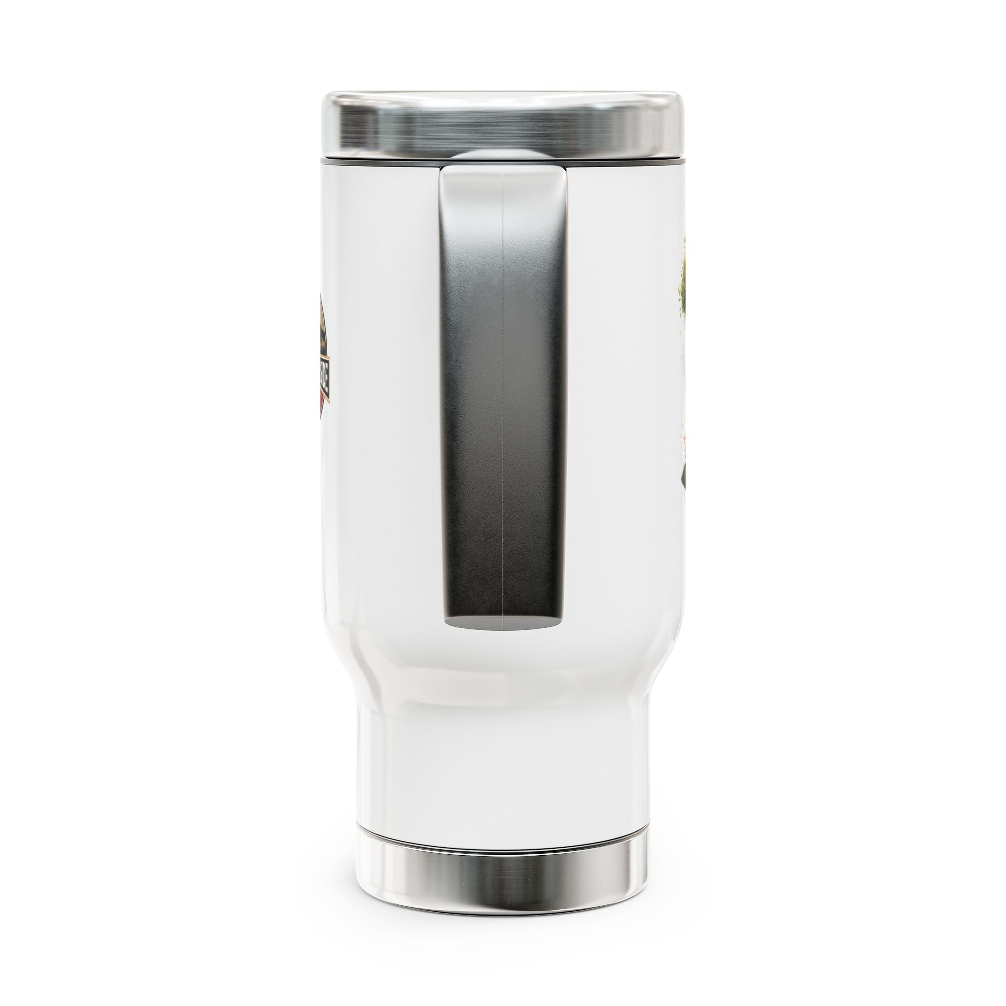 Cute Sloth Stainless Steel Travel Mug - 14oz Coffee Cup with Handle