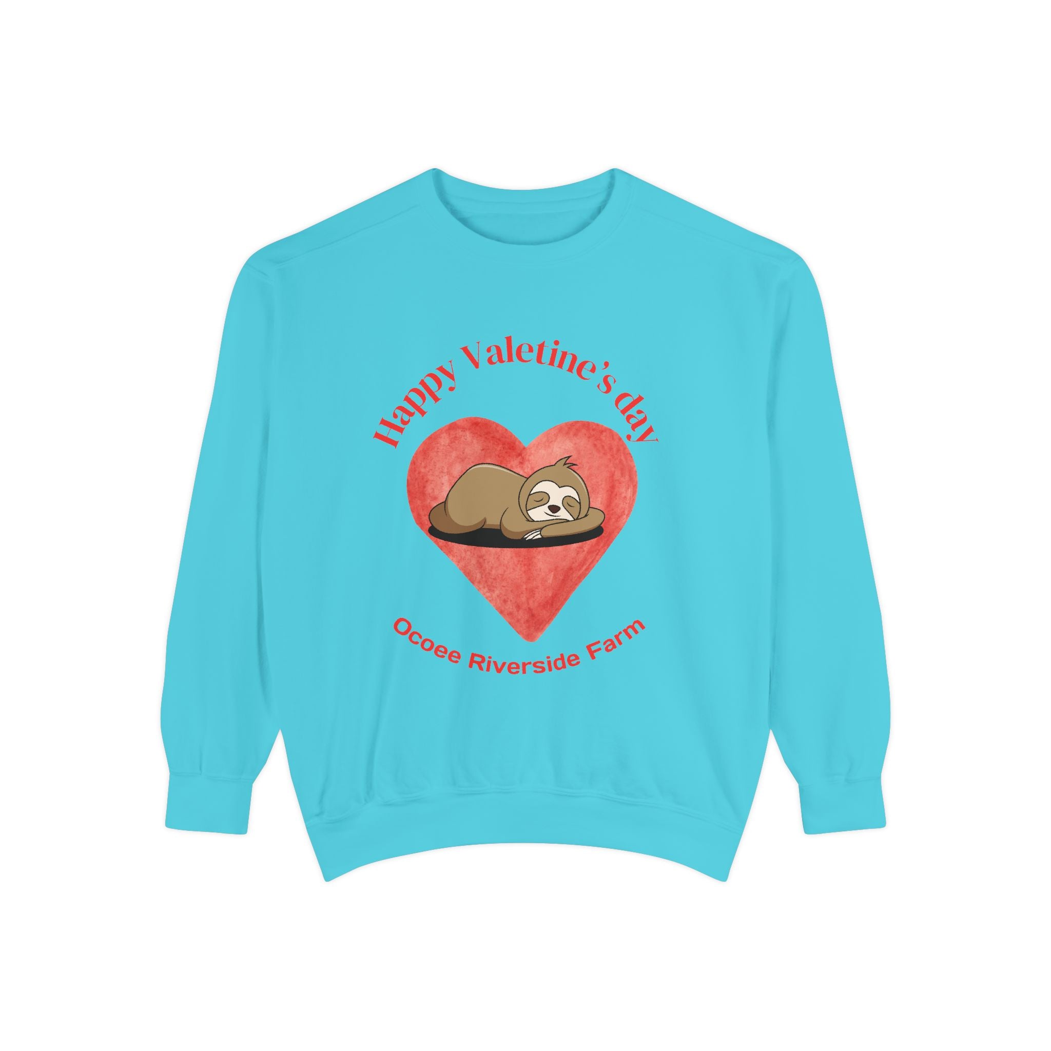 Sloth Hoodie - Valentine's Day Heart
