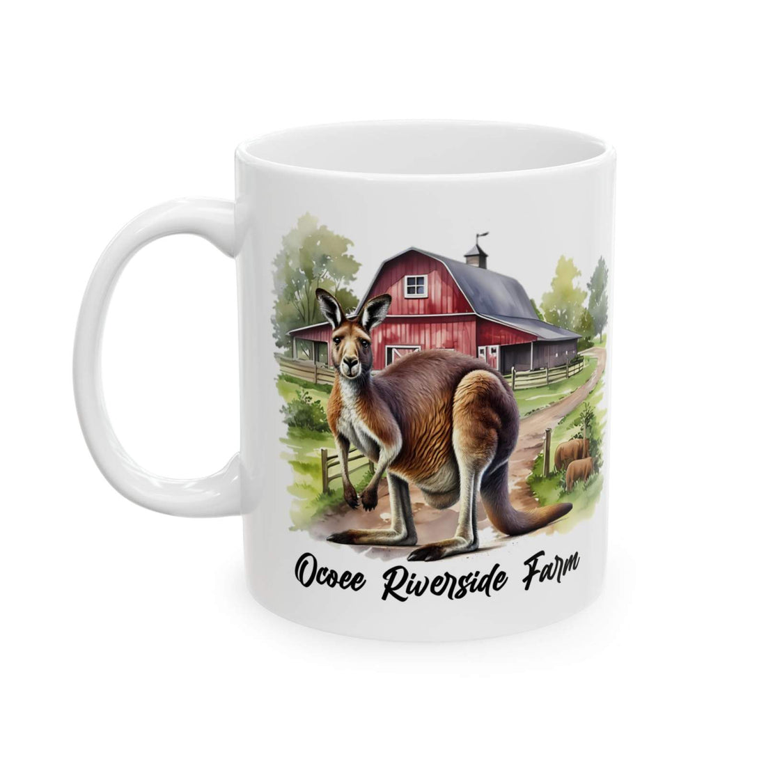 Kangaroo Ceramic Coffee Mug